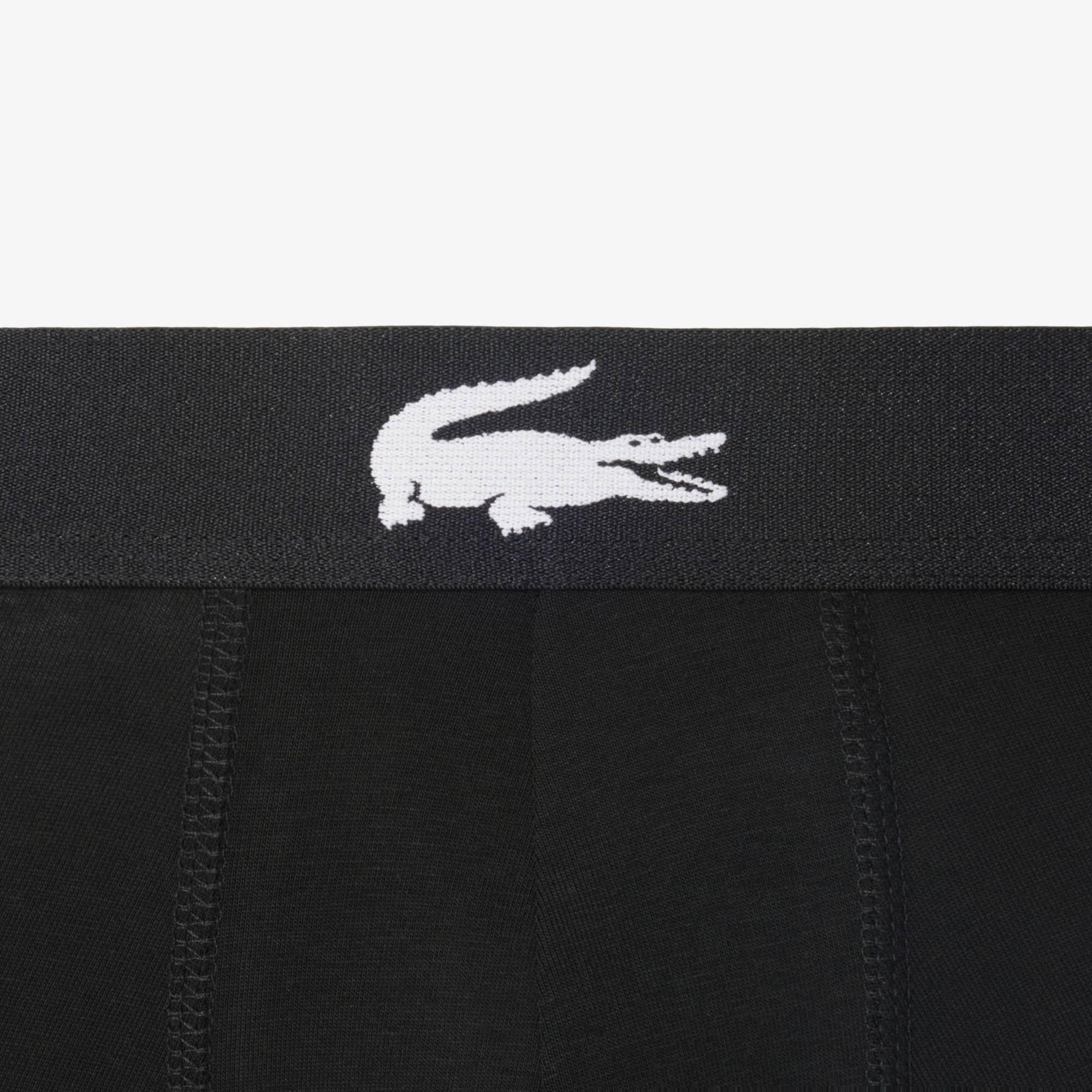 Men's 3-Pack Stretch Cotton Trunks by LACOSTE