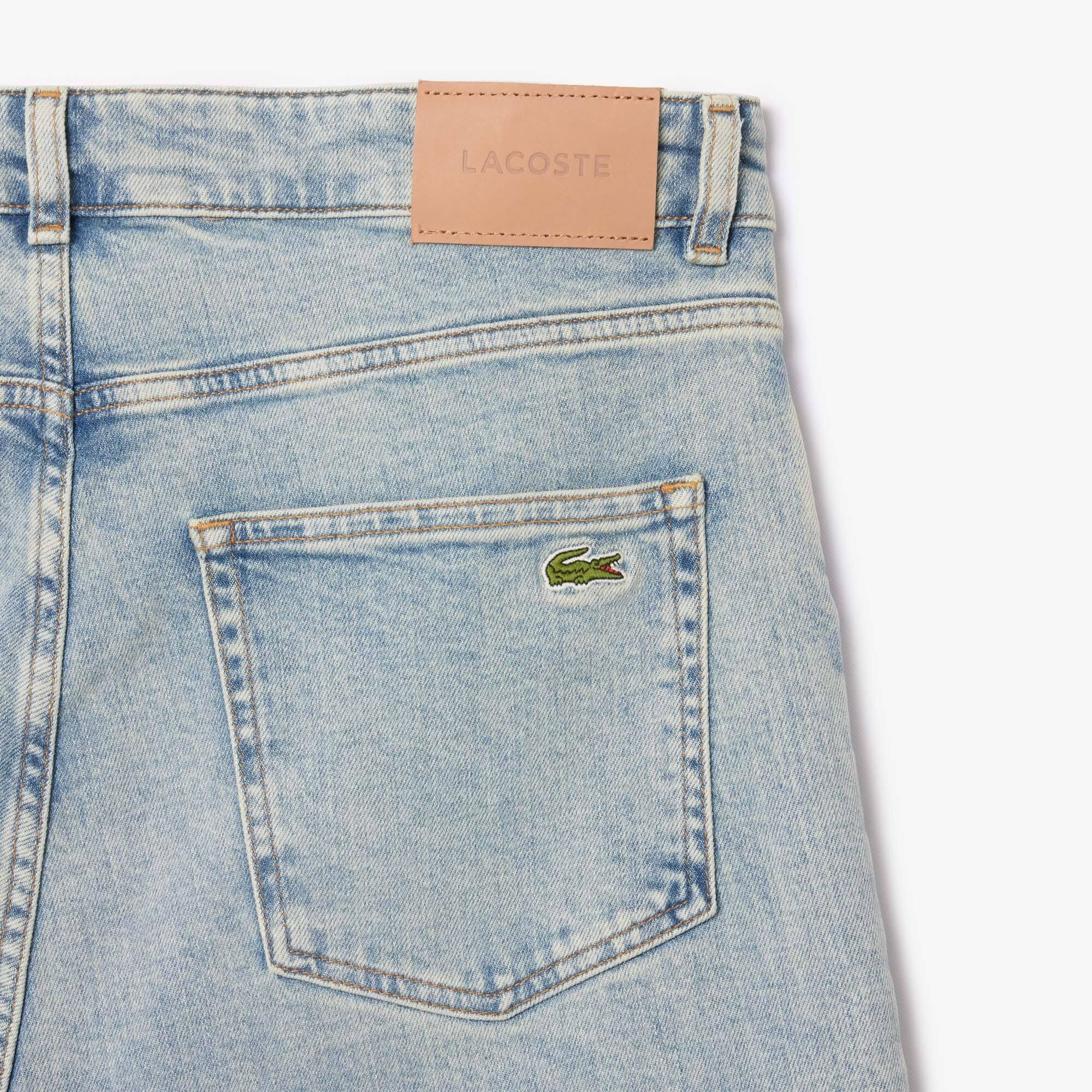 Men's 5-Pocket Slim Fit Indigo Jeans by LACOSTE