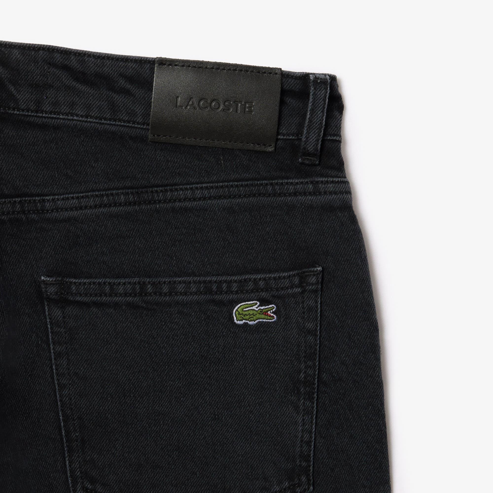 Men's 5-Pocket Slim Fit Indigo Jeans by LACOSTE