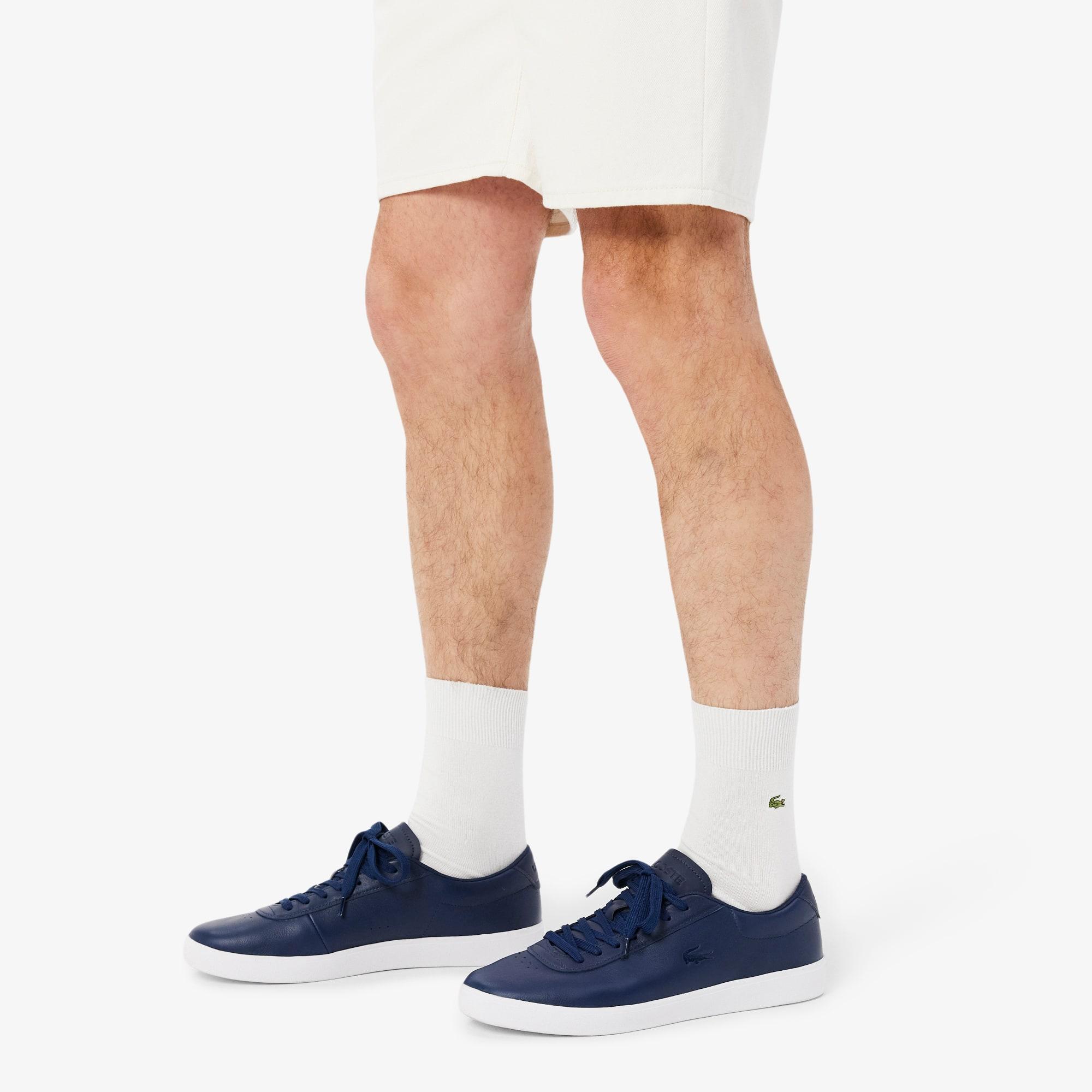 Men's Baseshot Evo Leather Sneakers by LACOSTE