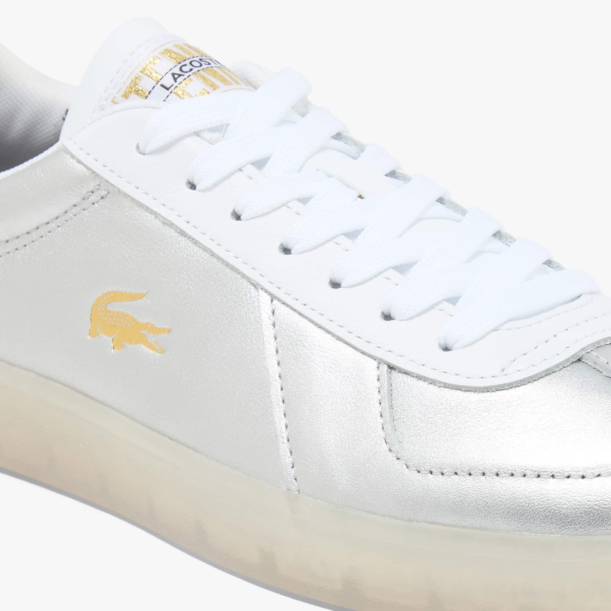 Men's Baseshot Pro Leather Sneakers by LACOSTE