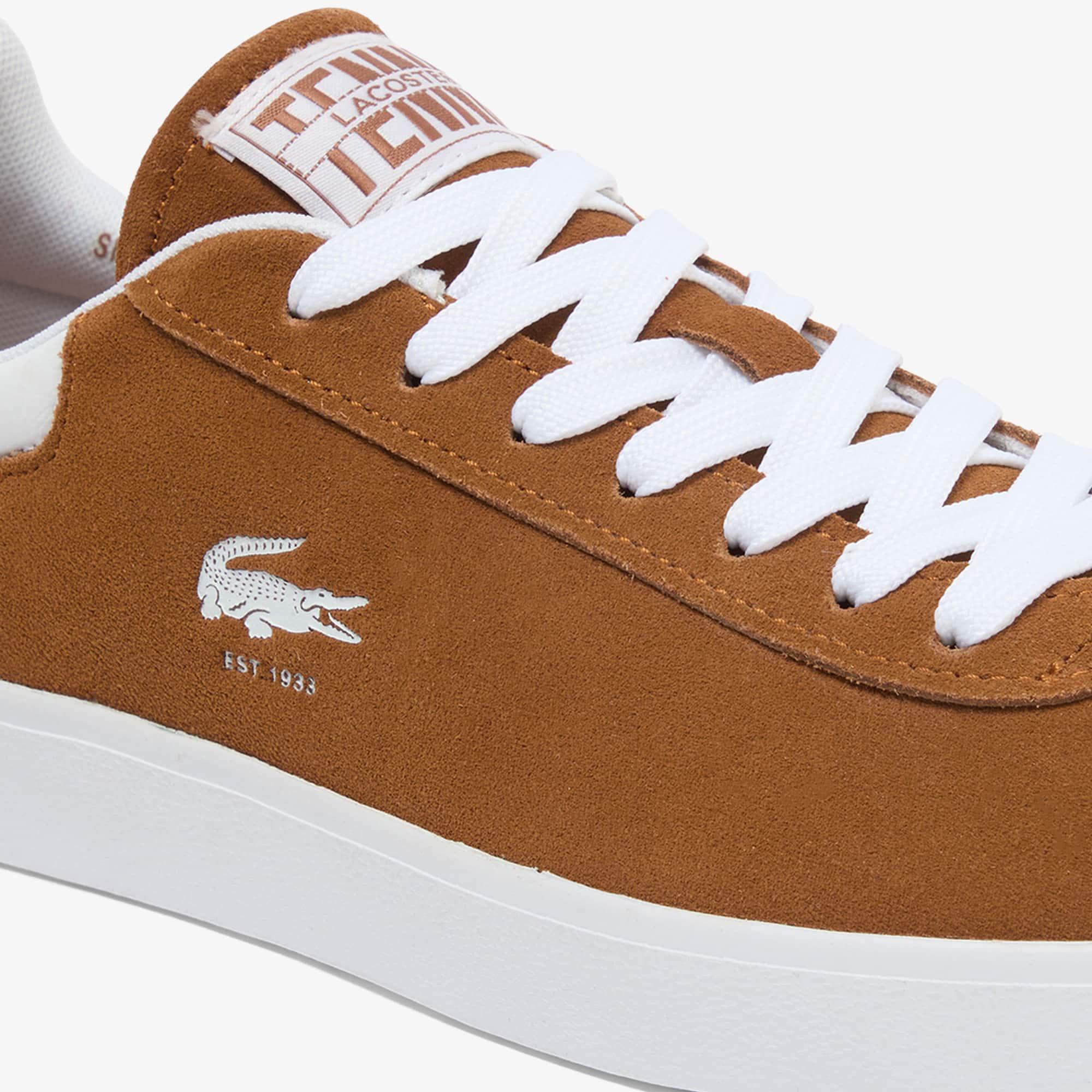 Men's Baseshot Suede Sneakers by LACOSTE