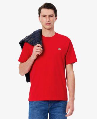 Men's Classic-Fit Short-Sleeve Crewneck Logo T-Shirt by LACOSTE