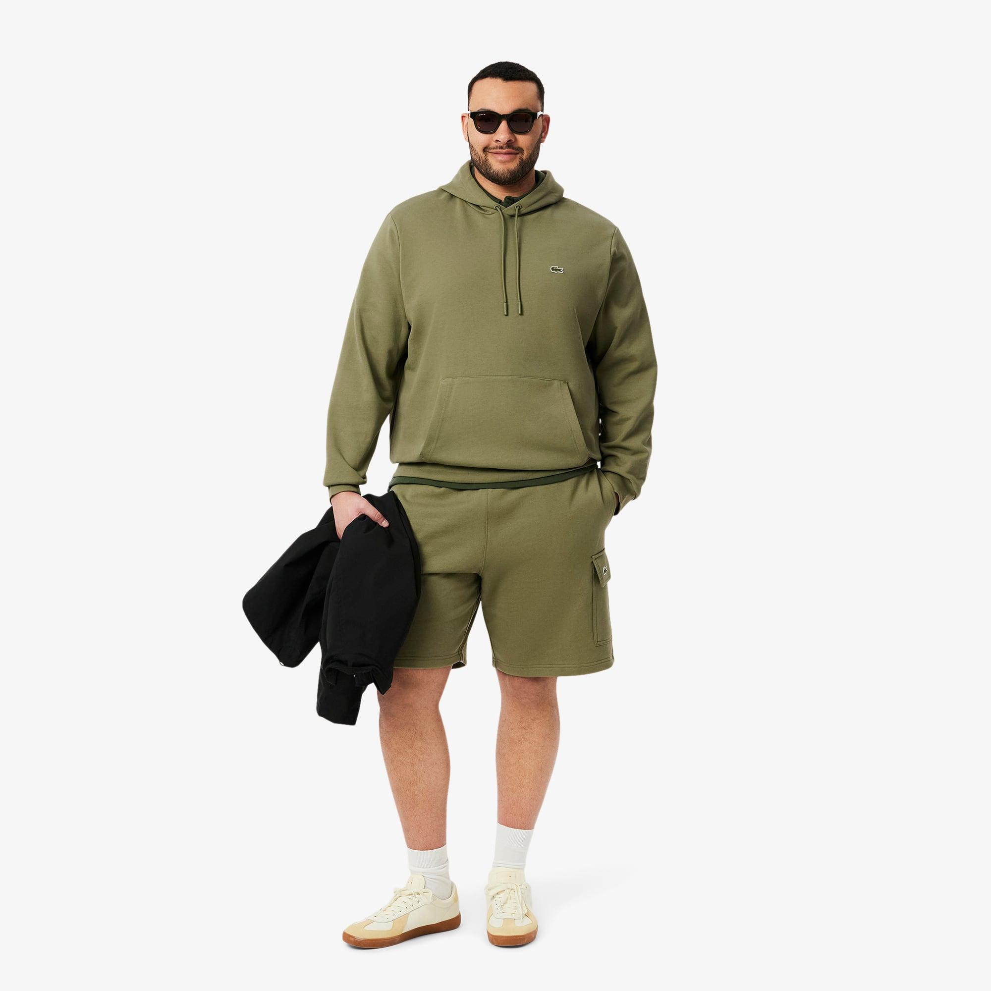 Men's Cotton Fleece Hoodie by LACOSTE