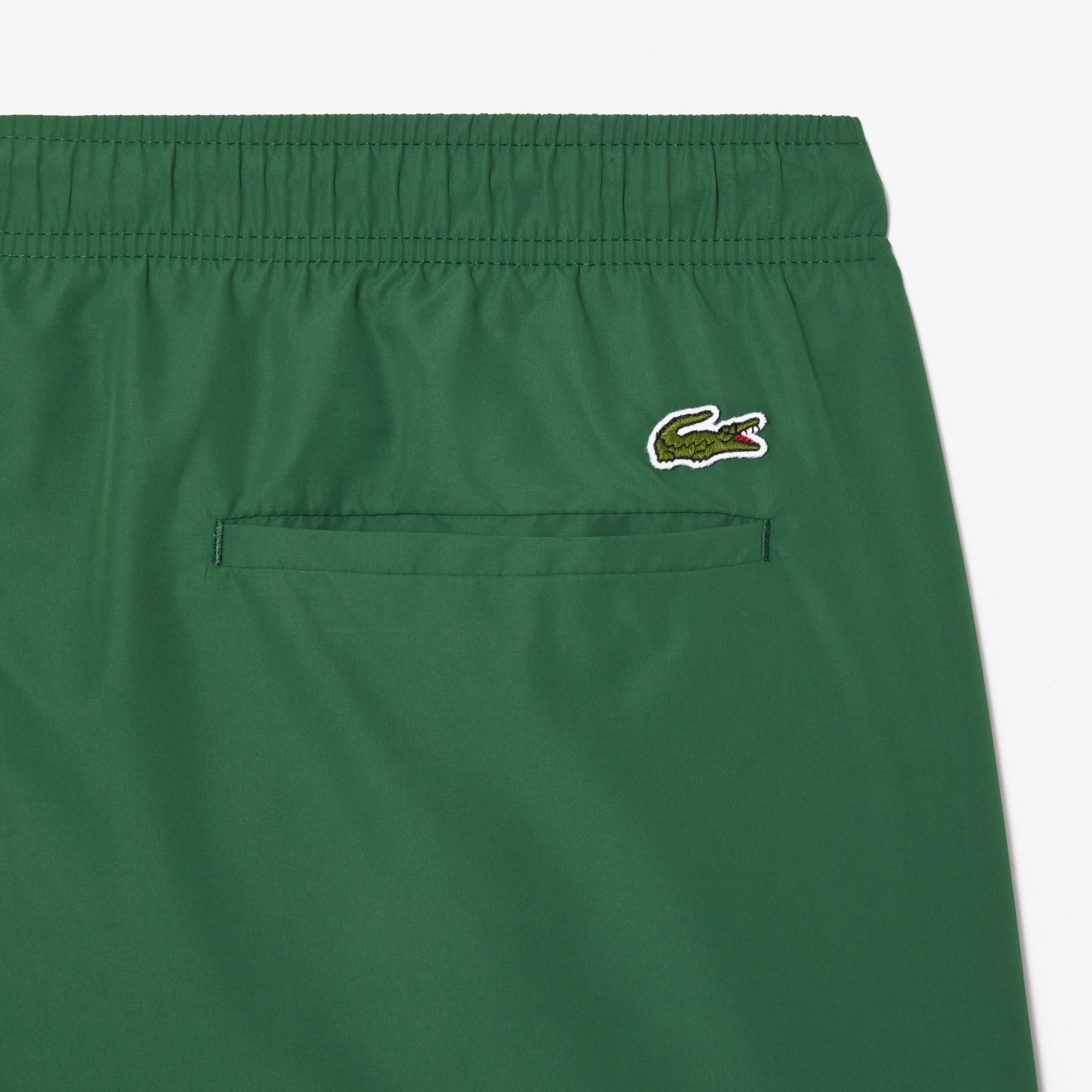 Men's Croc Print Swim Trunks by LACOSTE