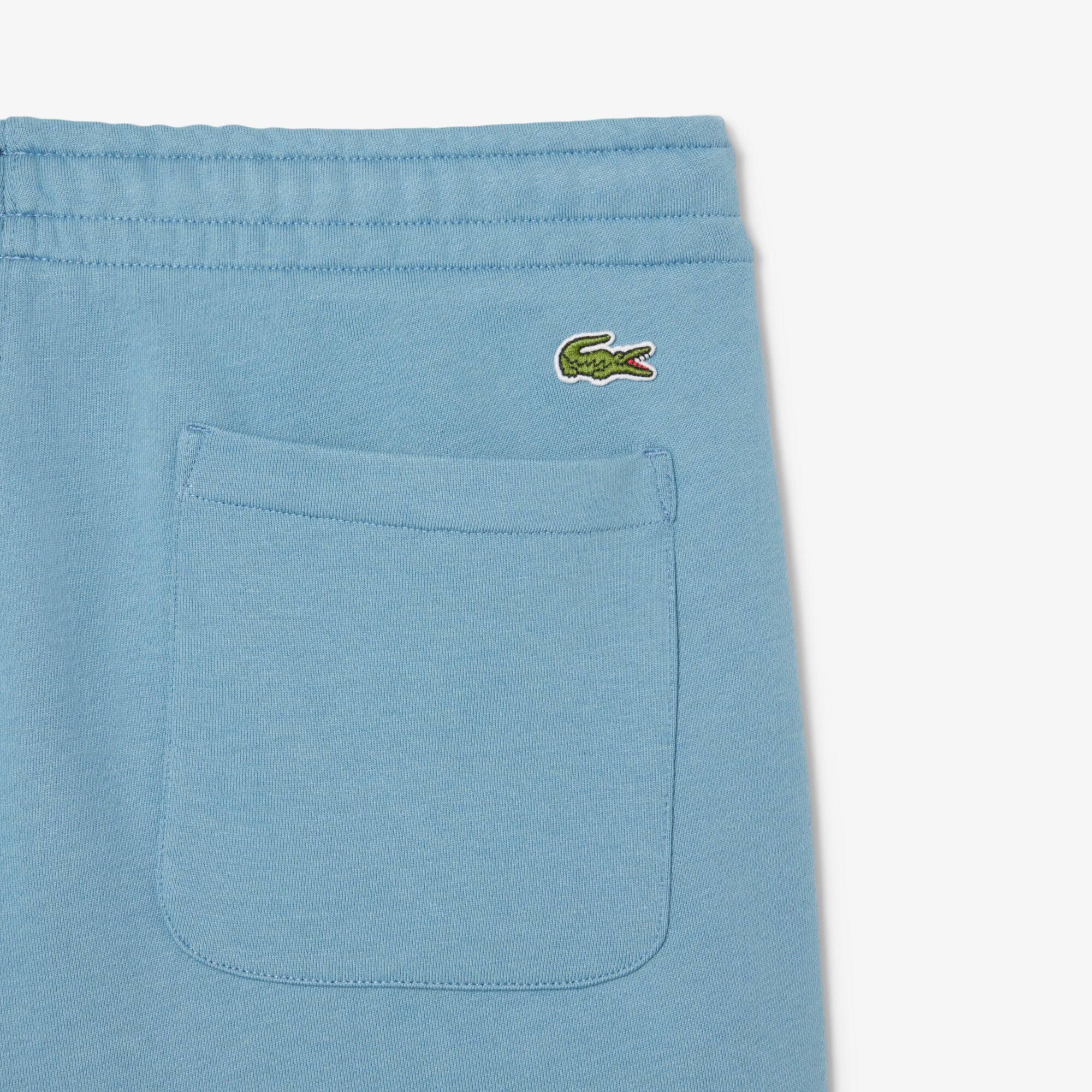 Men's Graphic Print Cotton Fleece Shorts by LACOSTE