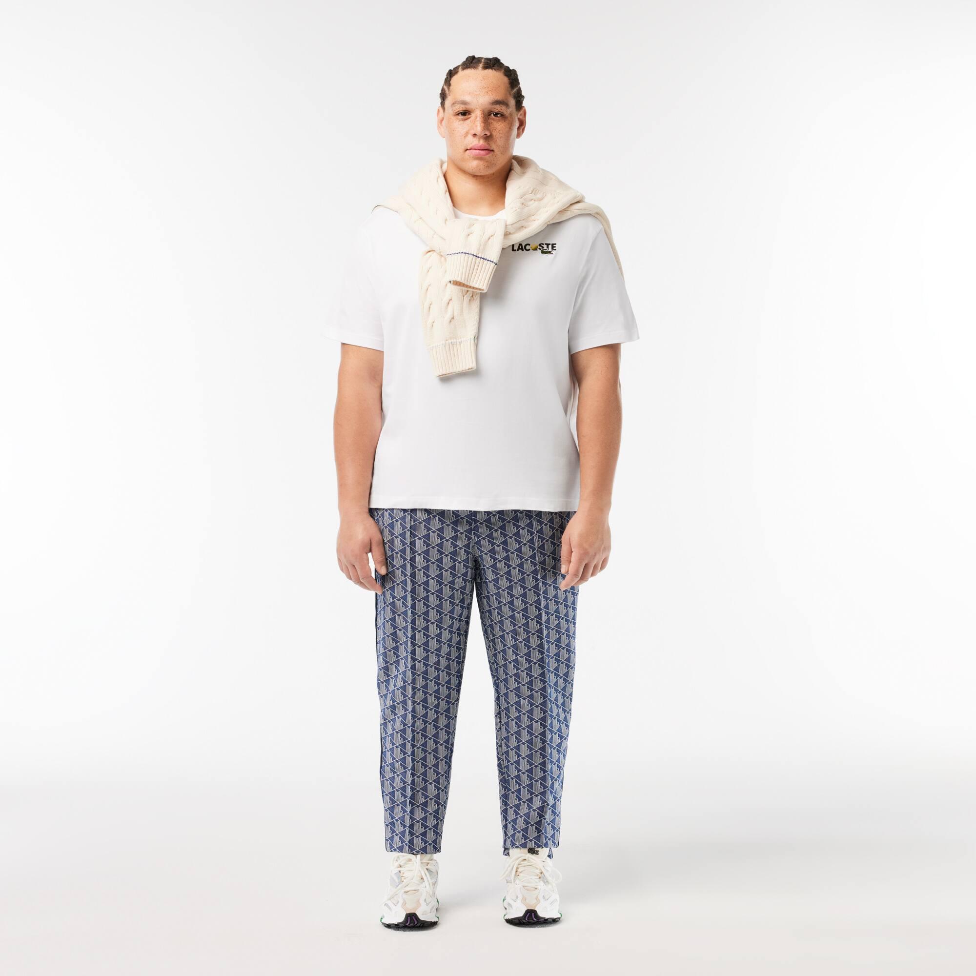 Men's Heavy Cotton Print Back T-Shirt by LACOSTE