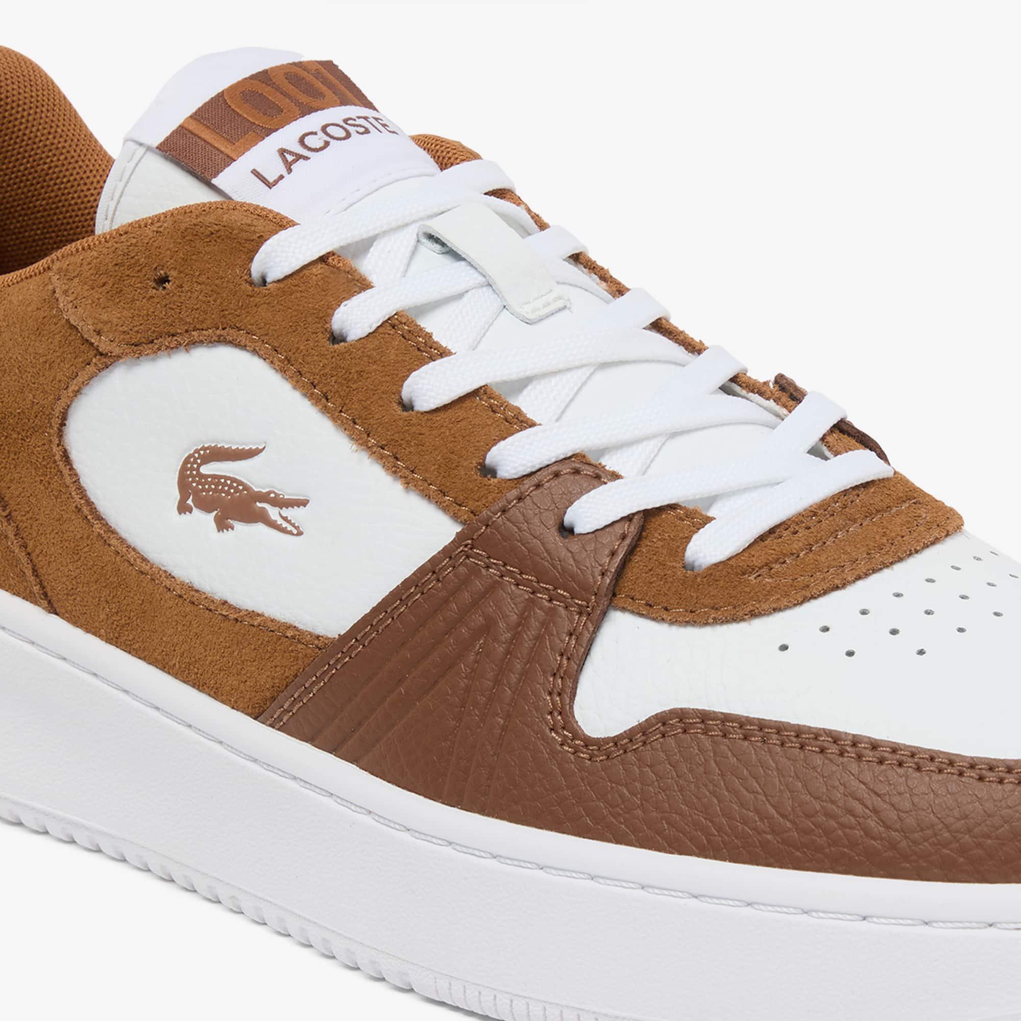 Men's L001 Set Leather Sneakers by LACOSTE