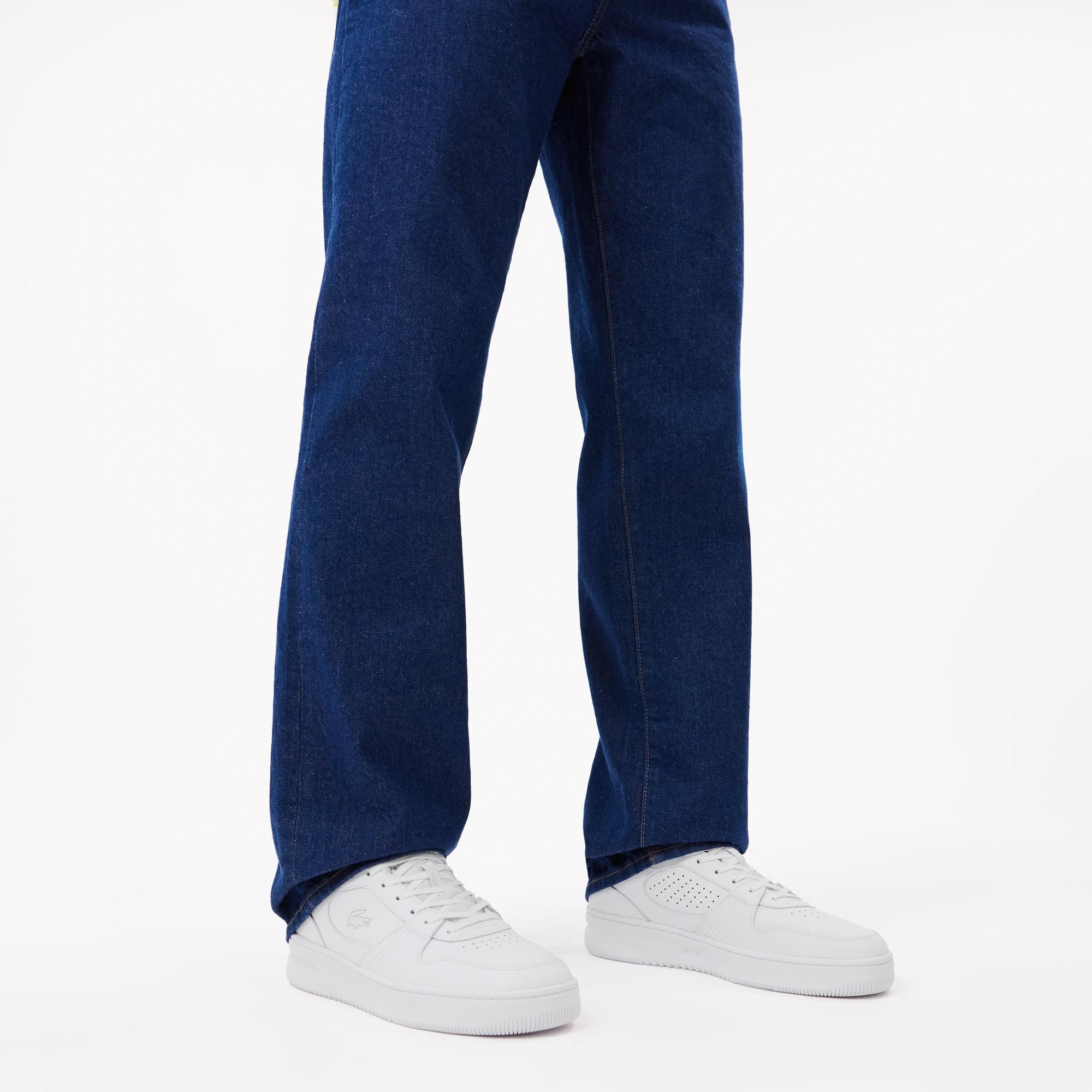 Men's L001 Set Leather Sneakers by LACOSTE