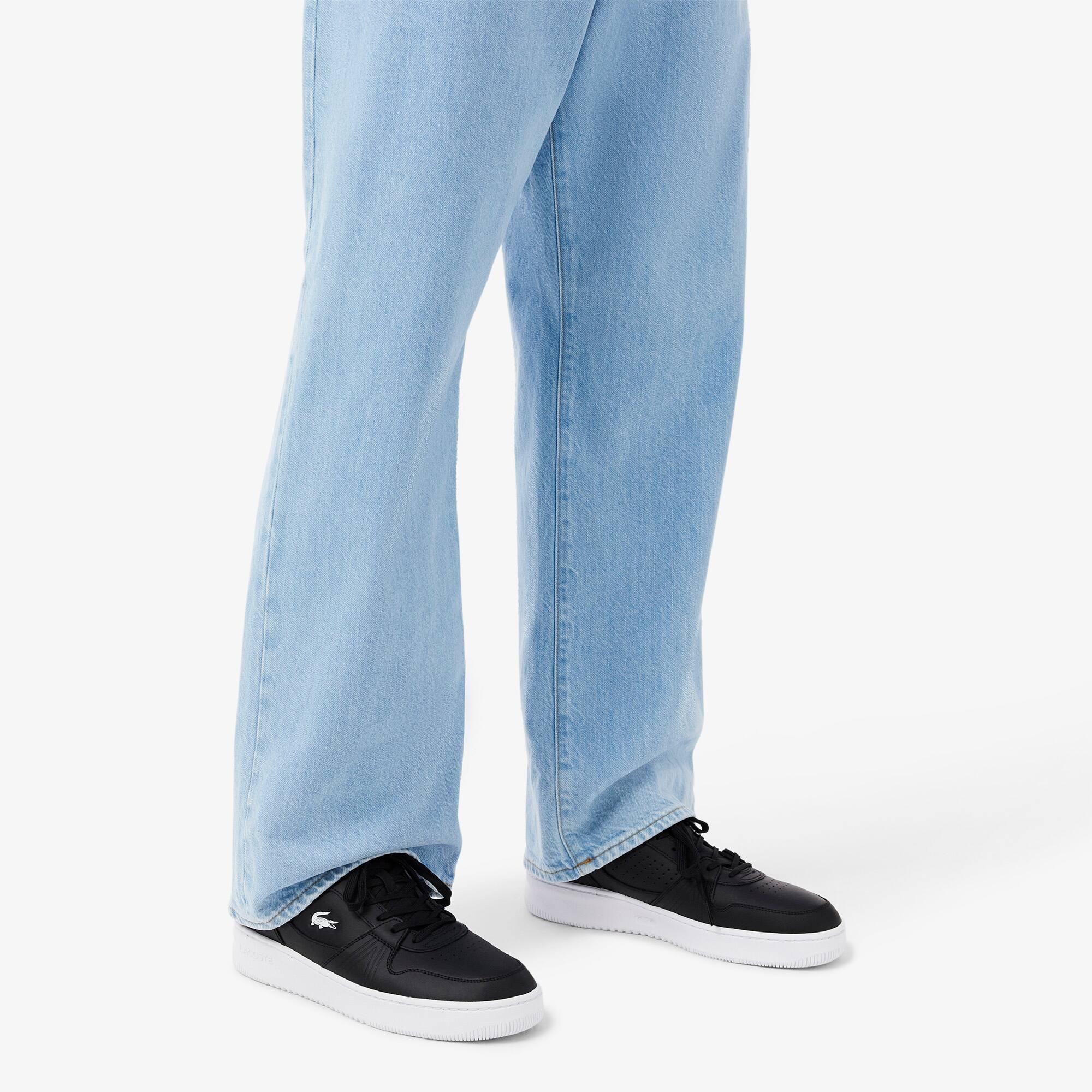 Men's L001 Set Leather Sneakers by LACOSTE