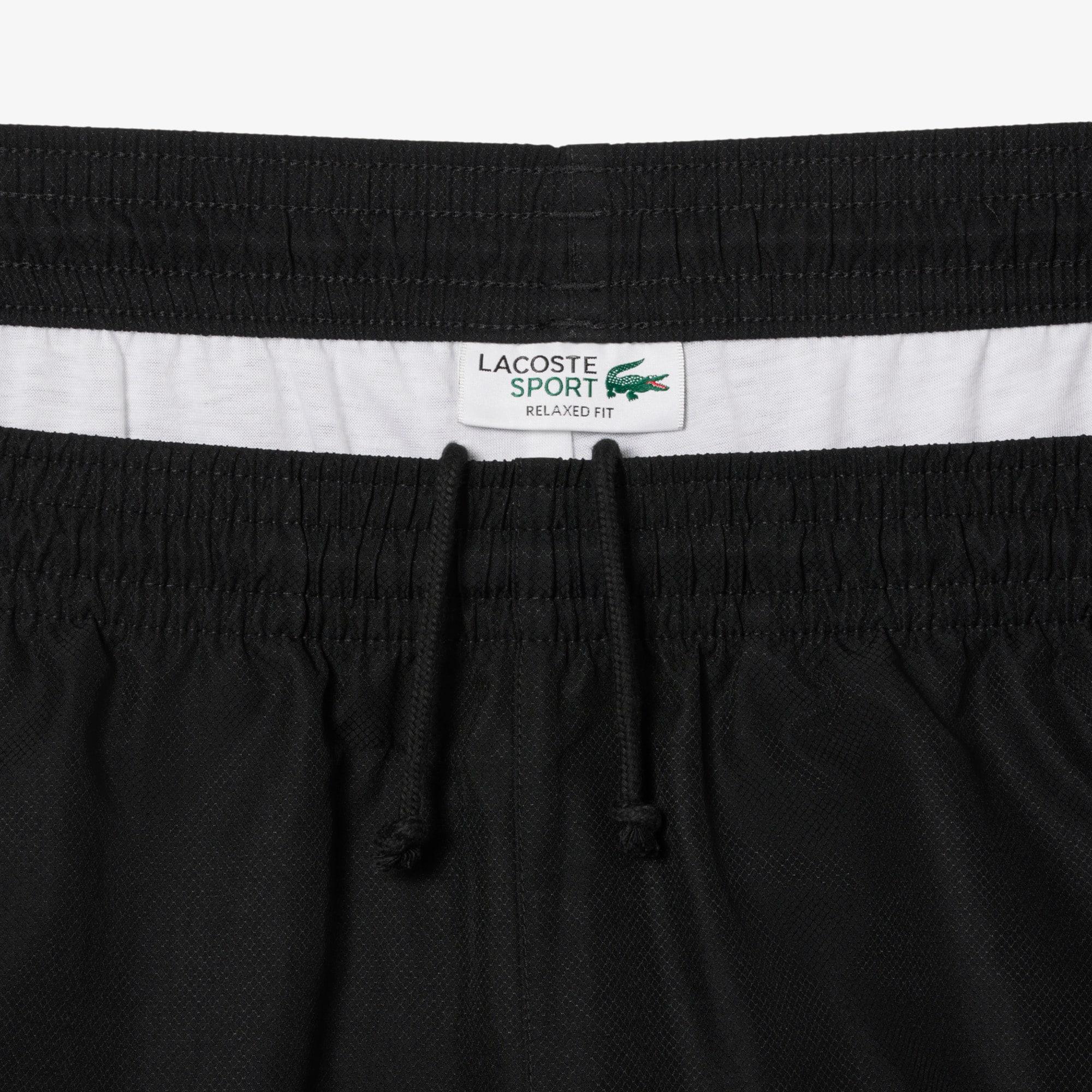 Men's Lightweight Colorblock Stripe Tennis Shorts by LACOSTE