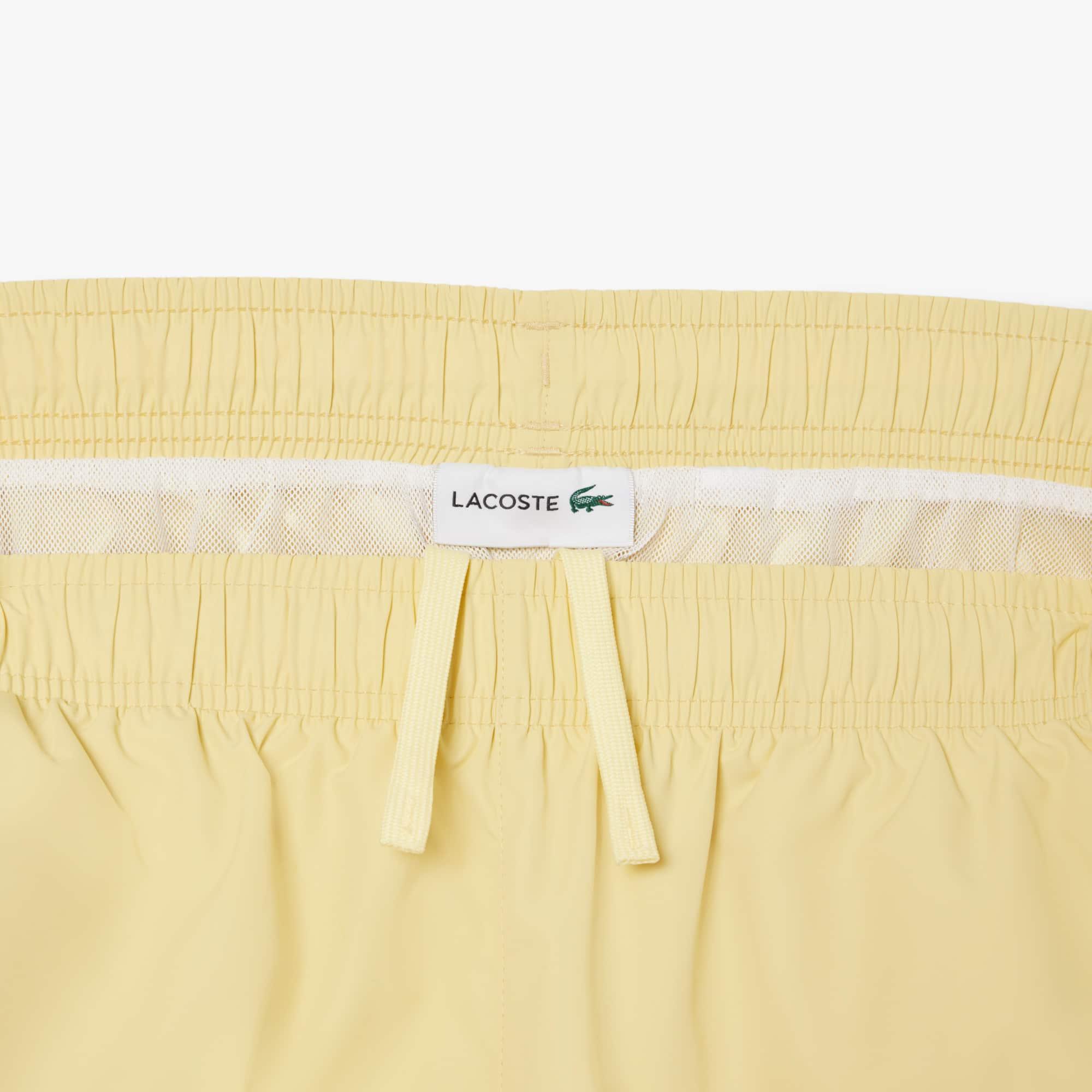 Men's Long Branded Swim Trunks by LACOSTE