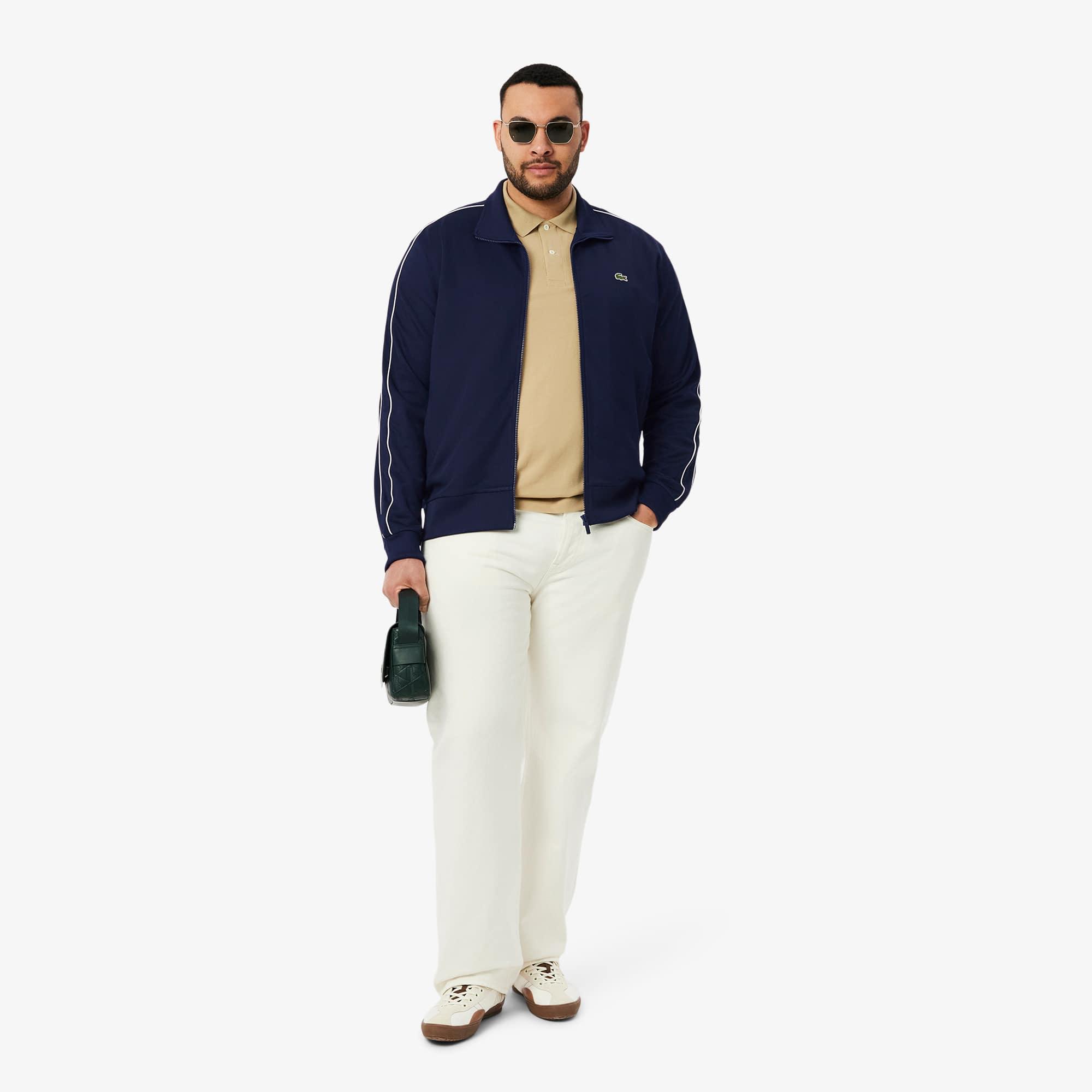 Men's Paris Piqué Zip-Up Track Jacket by LACOSTE