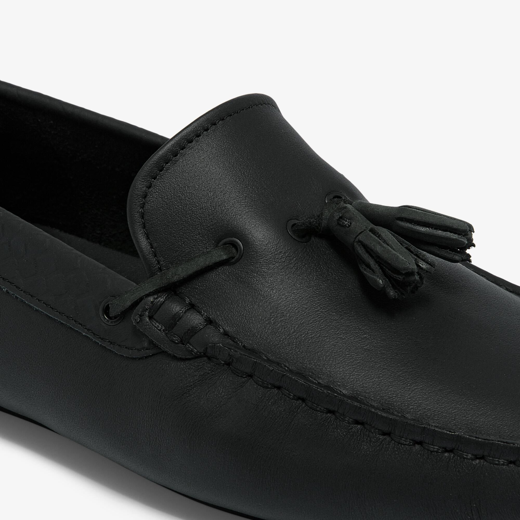 Men's Piloter Tassel Leather Driving Shoes by LACOSTE