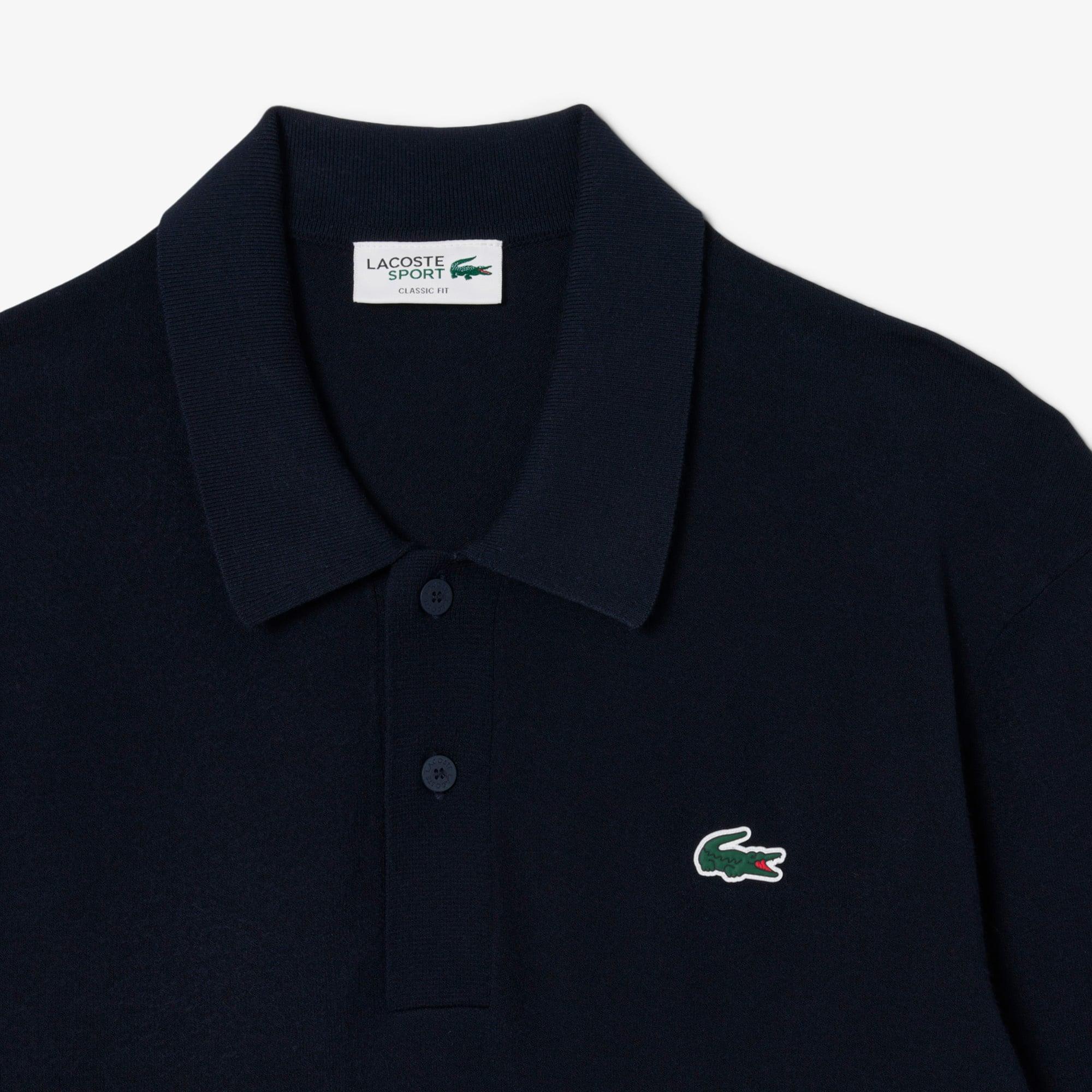 Men's Polo Collar Stretch Golf Sweater by LACOSTE