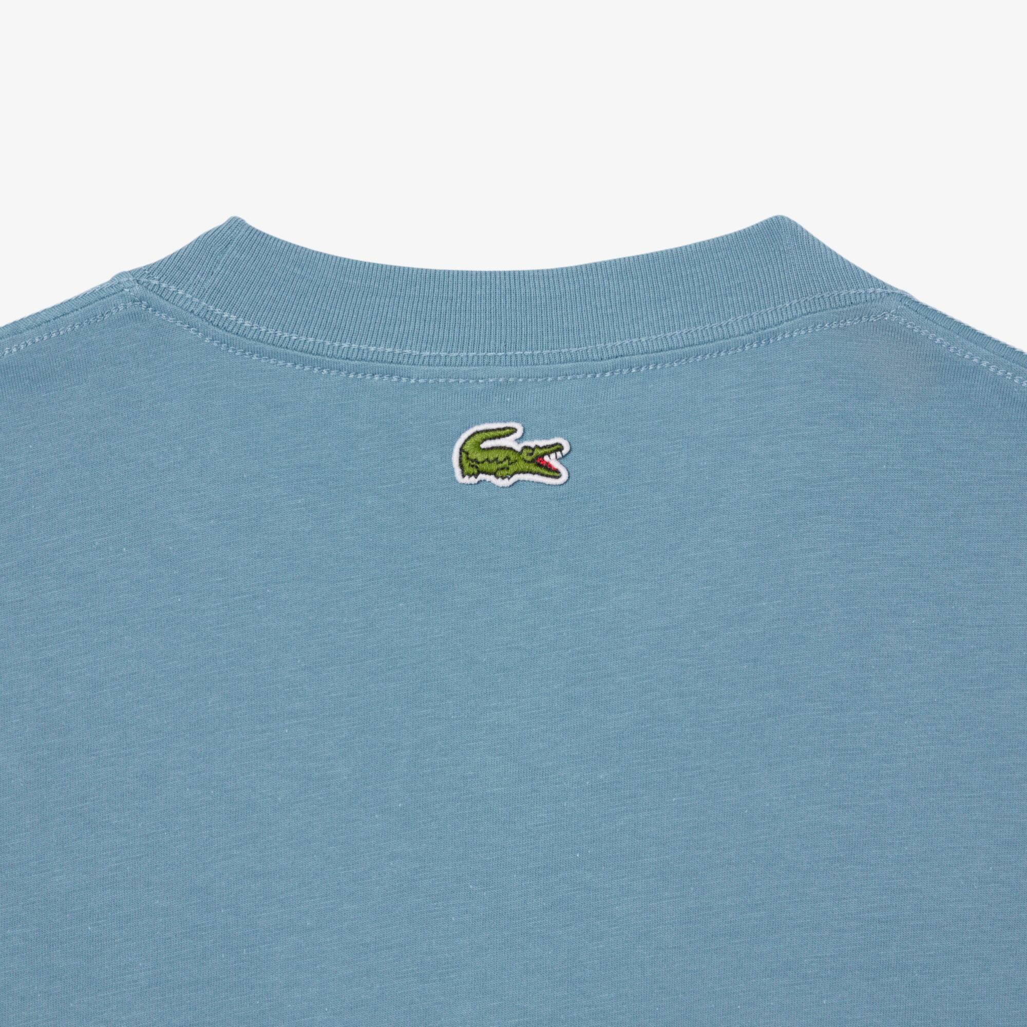 Men's Printed Cotton Jersey T-Shirt by LACOSTE