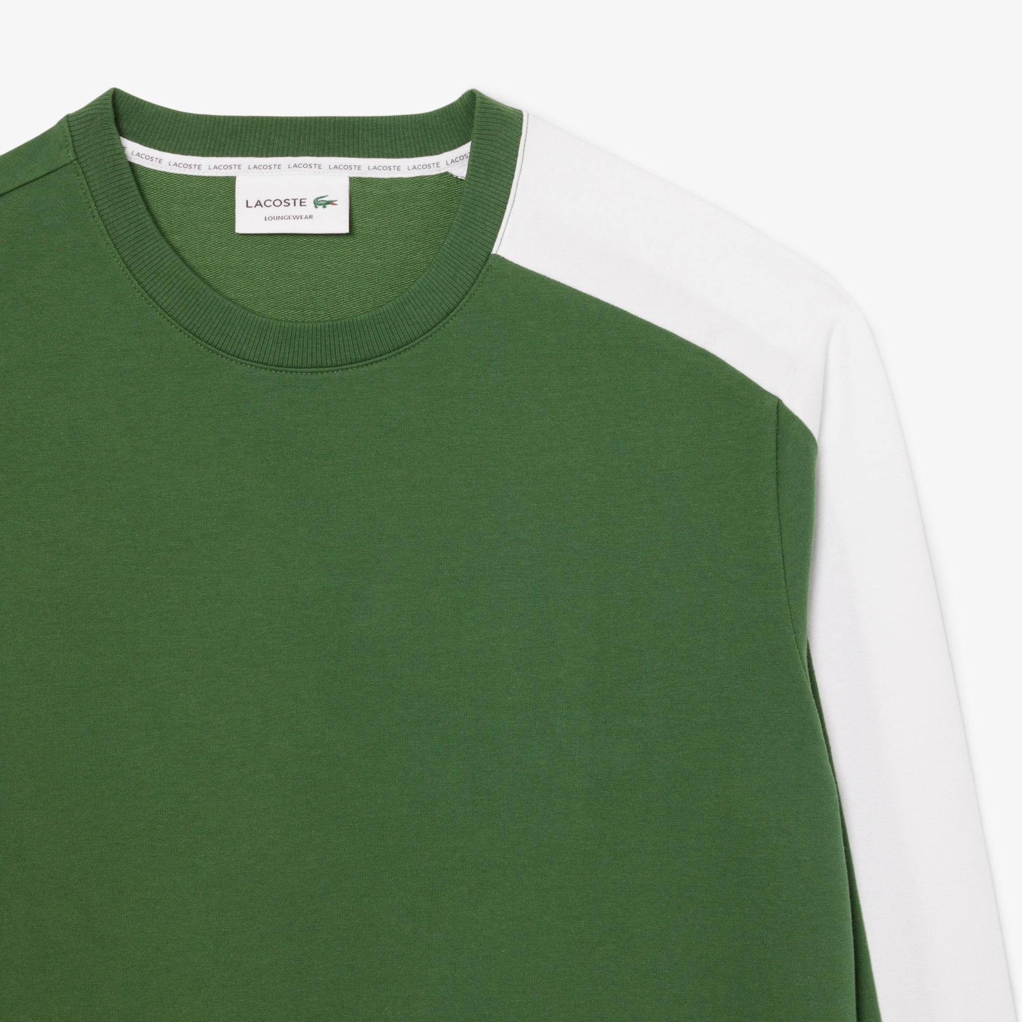 Men's Printed Fleece Lounge Sweatshirt by LACOSTE