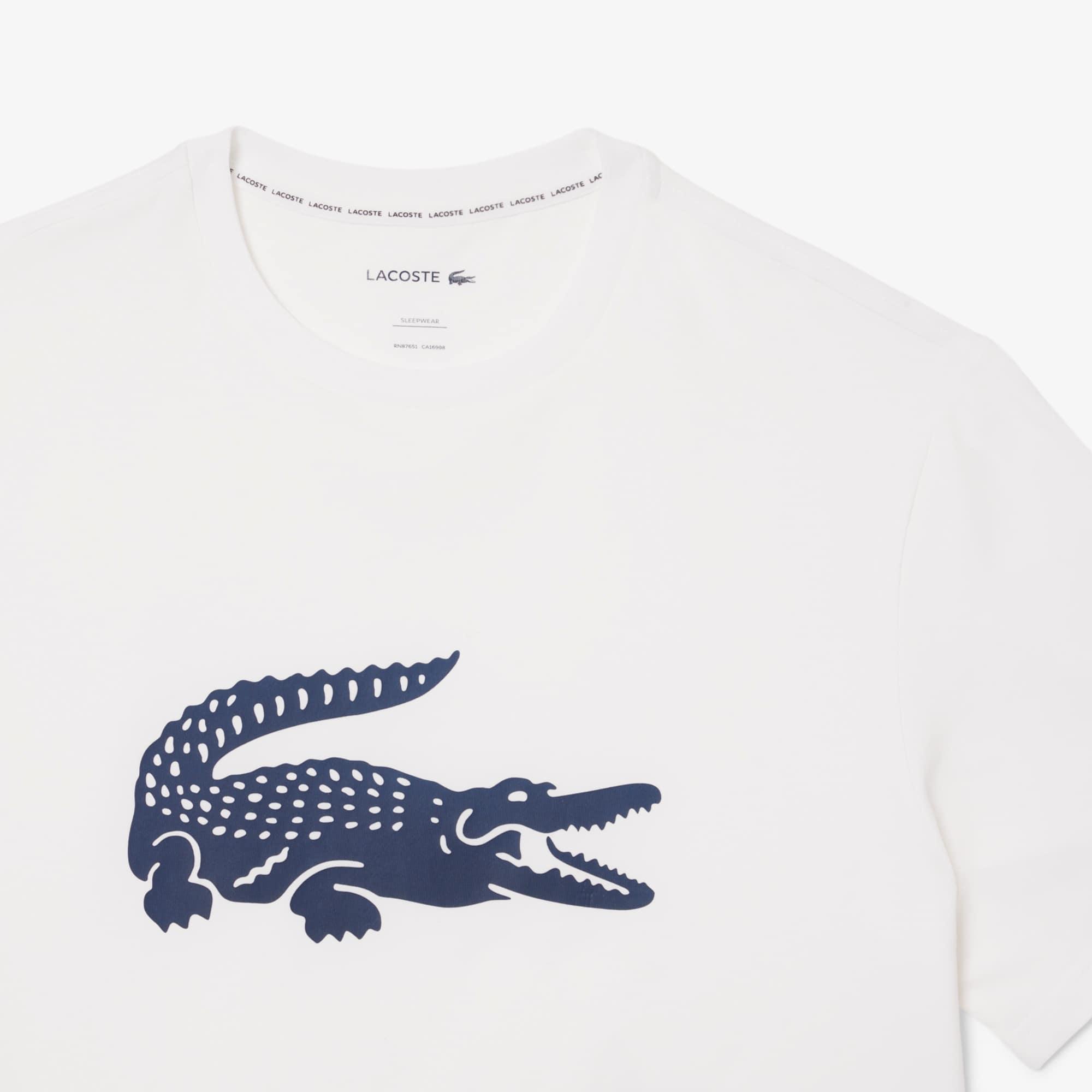 Men's Printed Jersey Pajama Set by LACOSTE