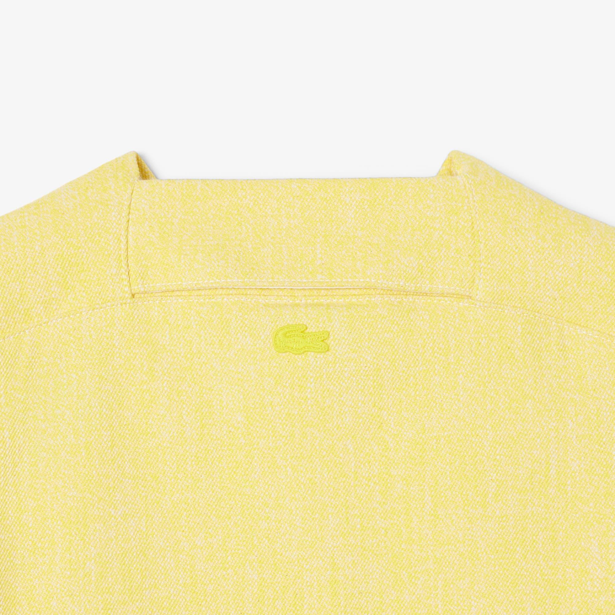 Men's Runway Oversized Denim Polo by LACOSTE