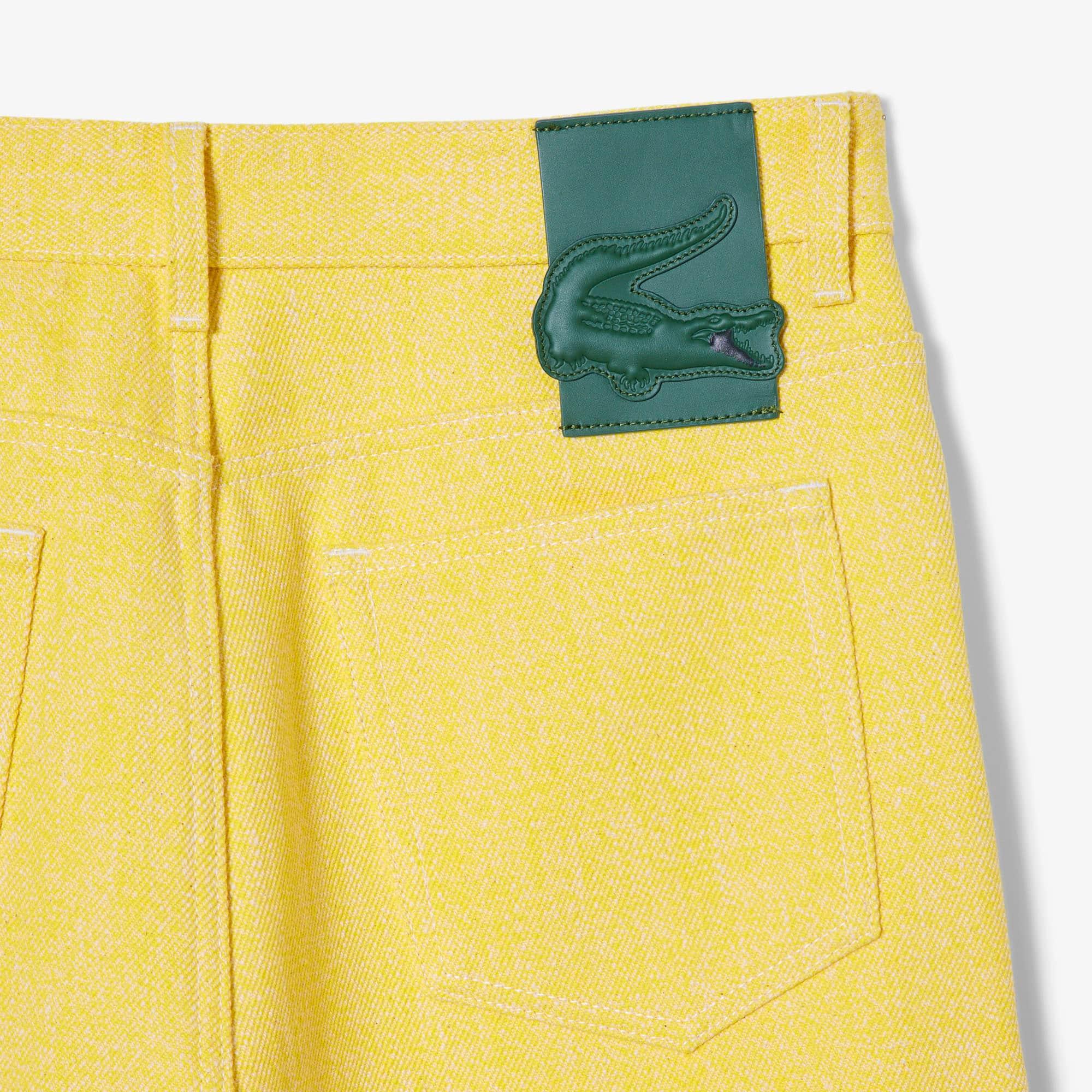 Men's Runway Wide Leg Denim Jeans by LACOSTE