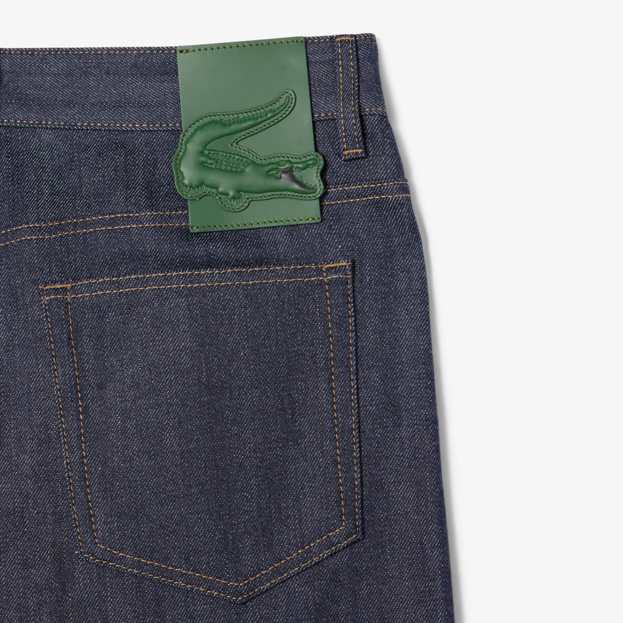 Men's Runway Wide Leg Selvedge Jeans by LACOSTE