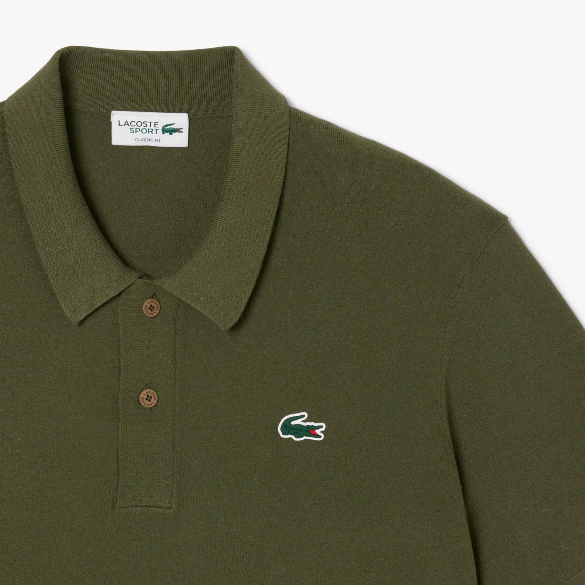 Men's Short Sleeve Polo Collar Golf Sweater by LACOSTE