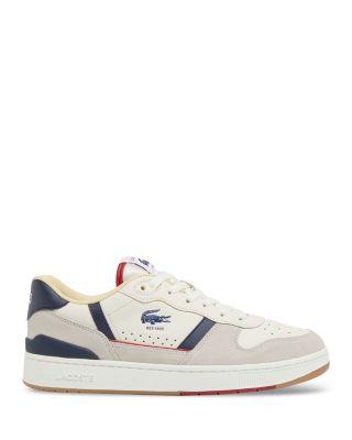 Men's T-Clip Set Lace Up Sneakers by LACOSTE