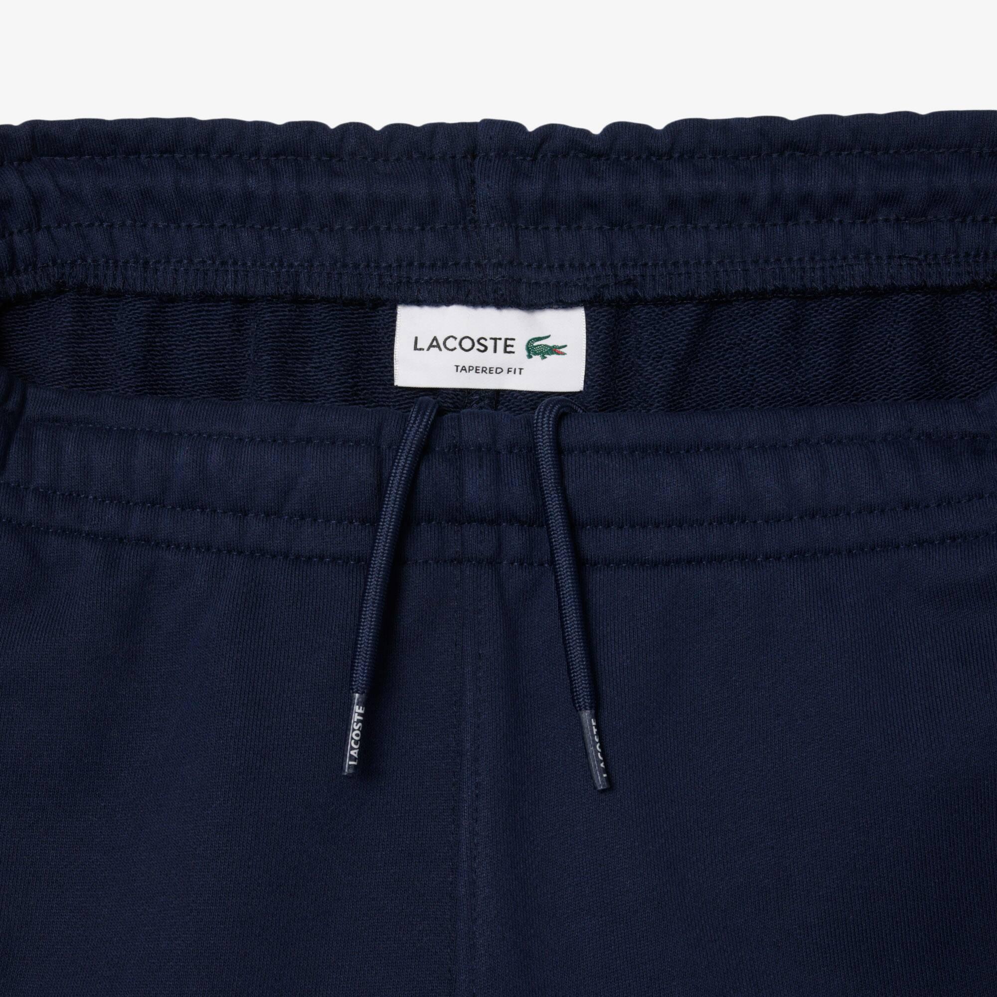 Men's Tapered Leg Fleece Sweatpants by LACOSTE