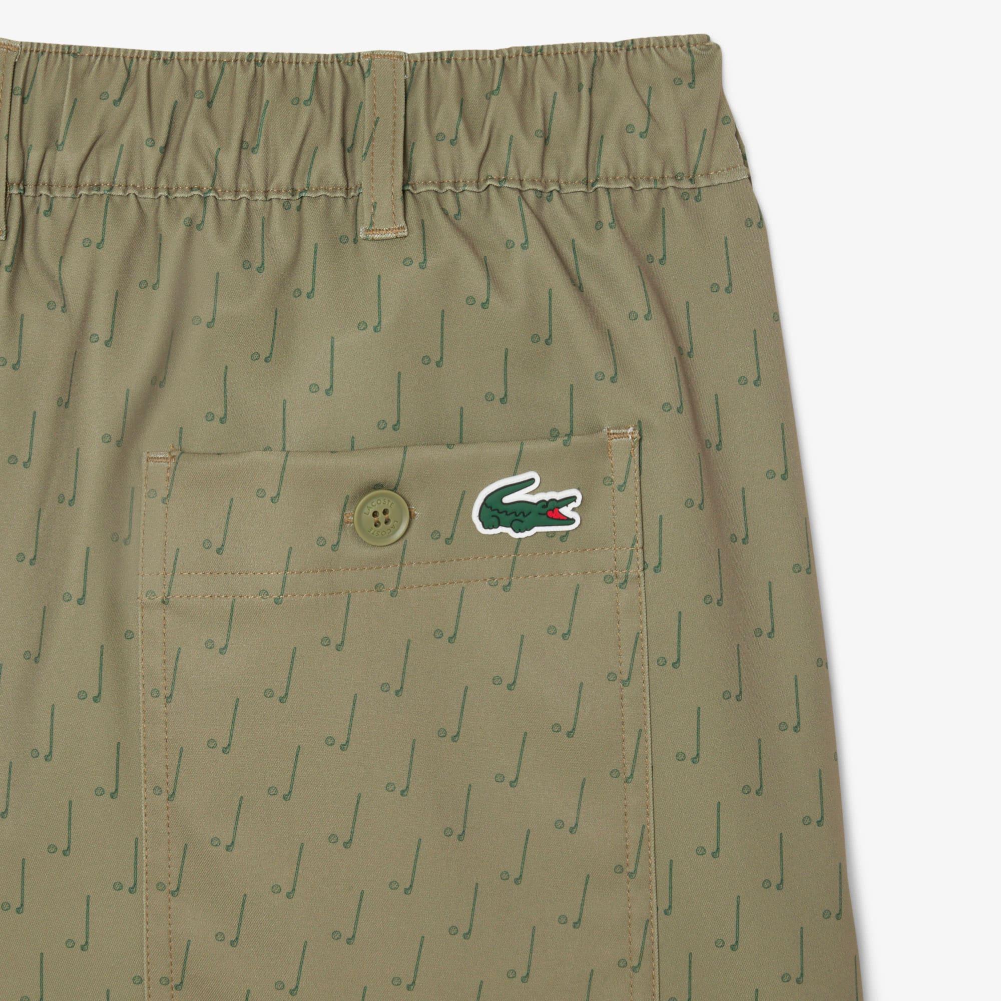 Men's Ultra Dry Cropped Golf Pants by LACOSTE