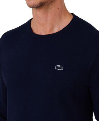 Men's Waffle-Knit Thermal Sleep Shirt by LACOSTE