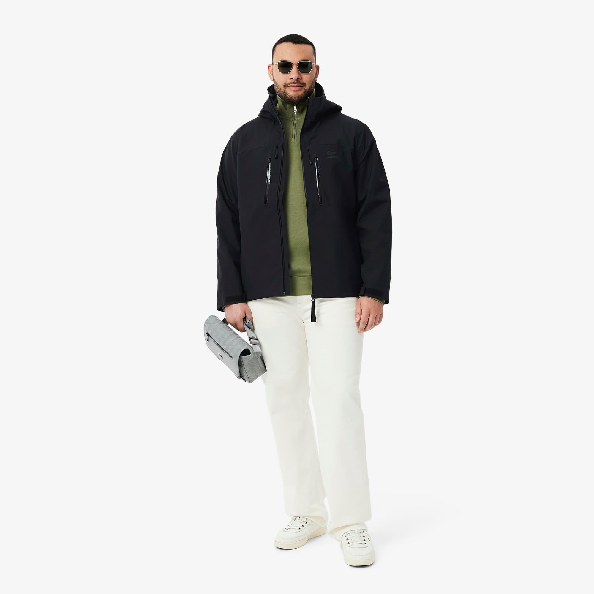 Men's Waterproof Windproof Hooded Parka by LACOSTE