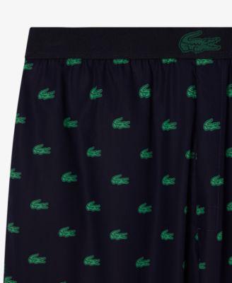 Men's Woven Logo Pajama Pants by LACOSTE