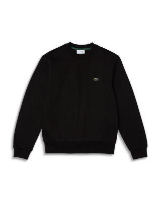 Organic Cotton Brushed Fleece Classic Fit Crewneck Sweatshirt by LACOSTE