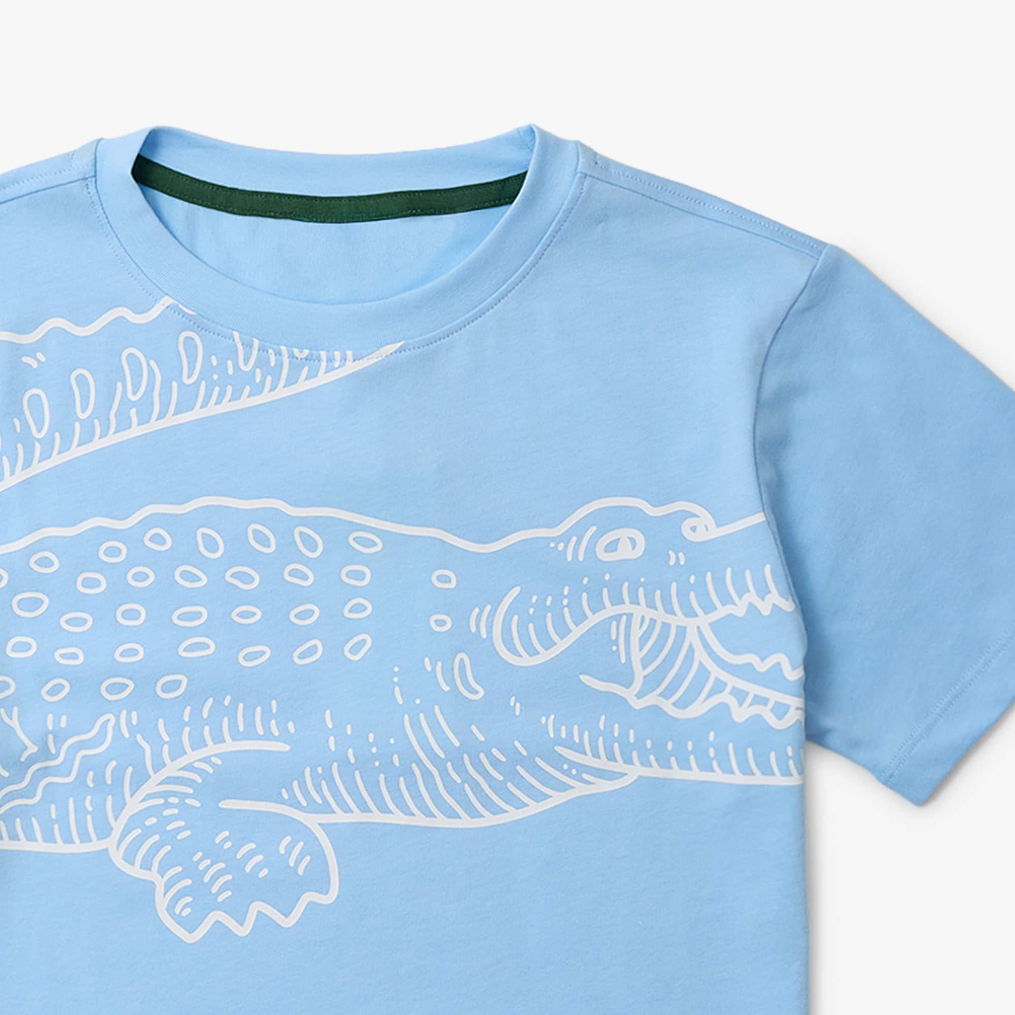 Printed Cotton T-shirt by LACOSTE