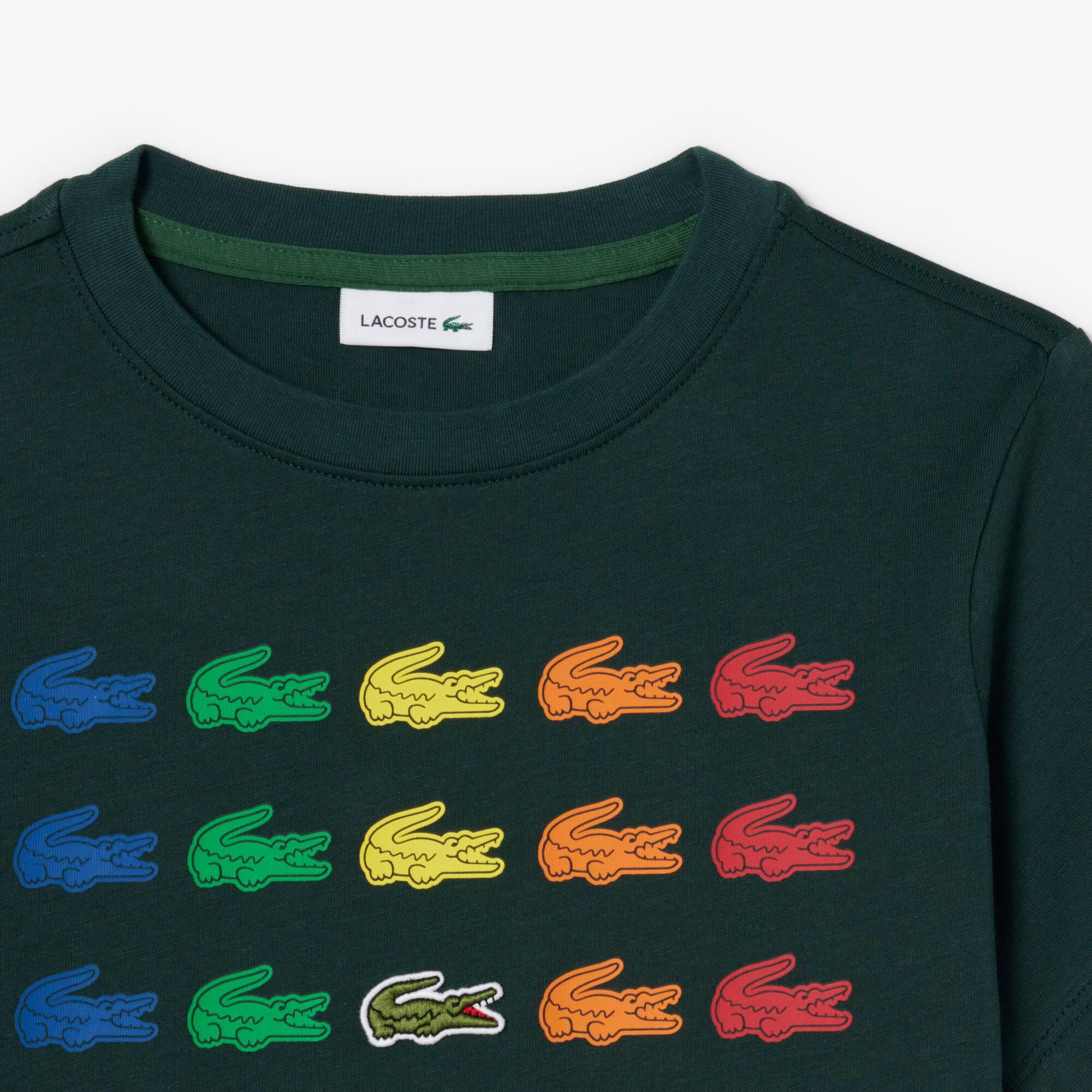 Printed Cotton T-shirt by LACOSTE