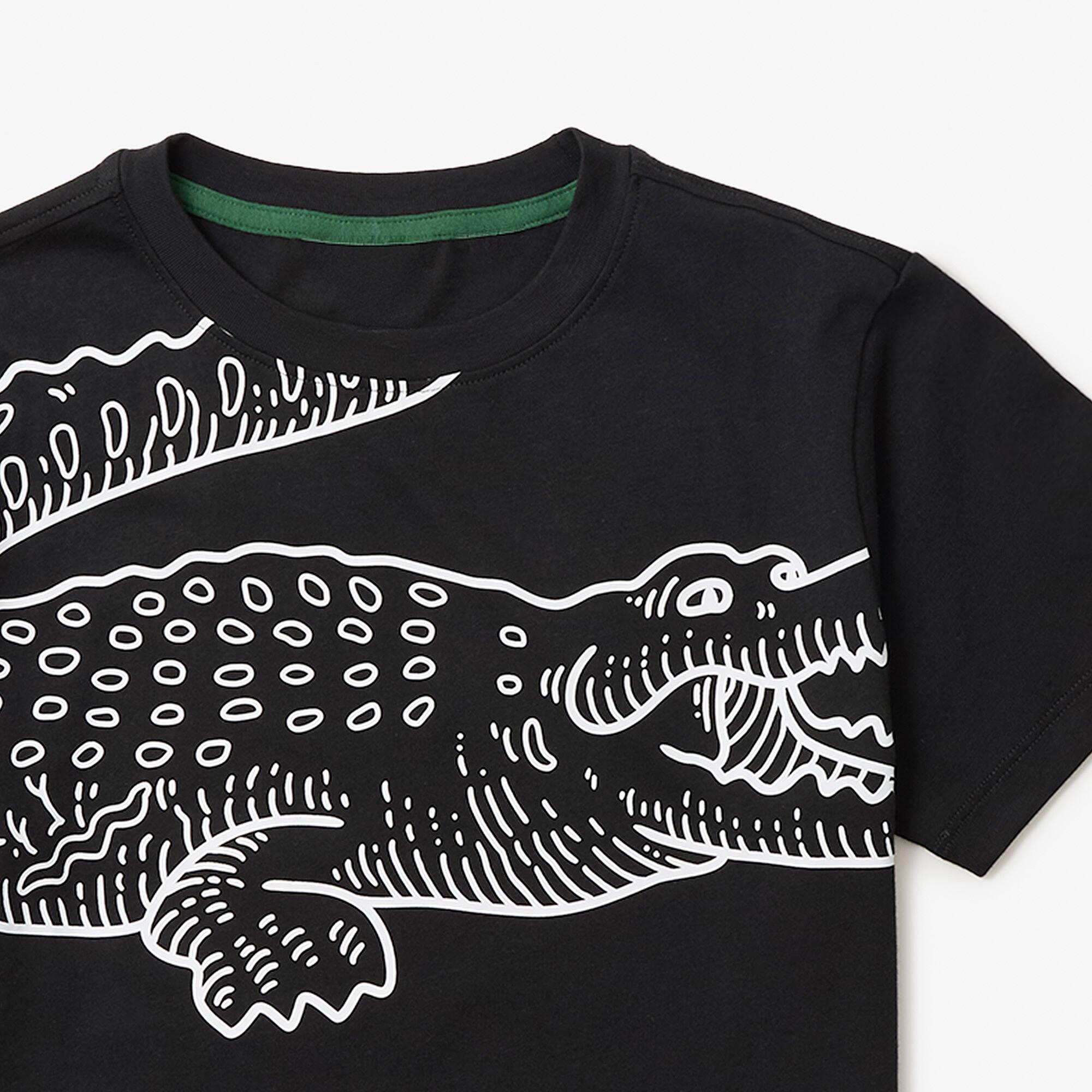 Printed Cotton T-shirt by LACOSTE