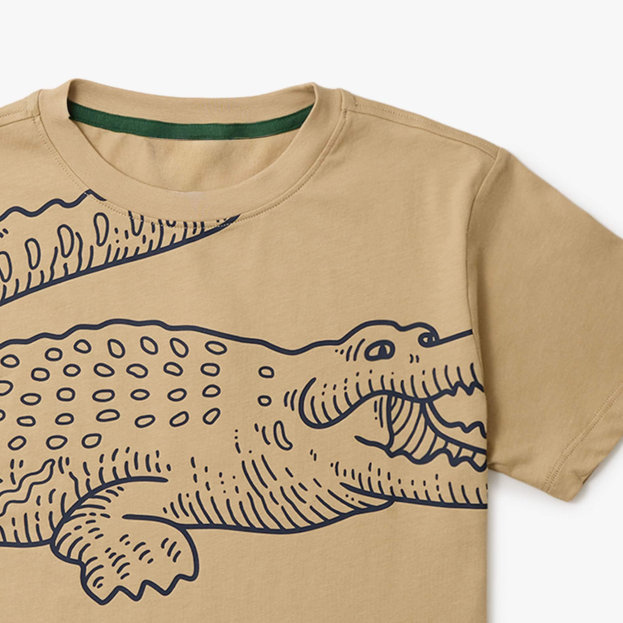 Printed Cotton T-shirt by LACOSTE