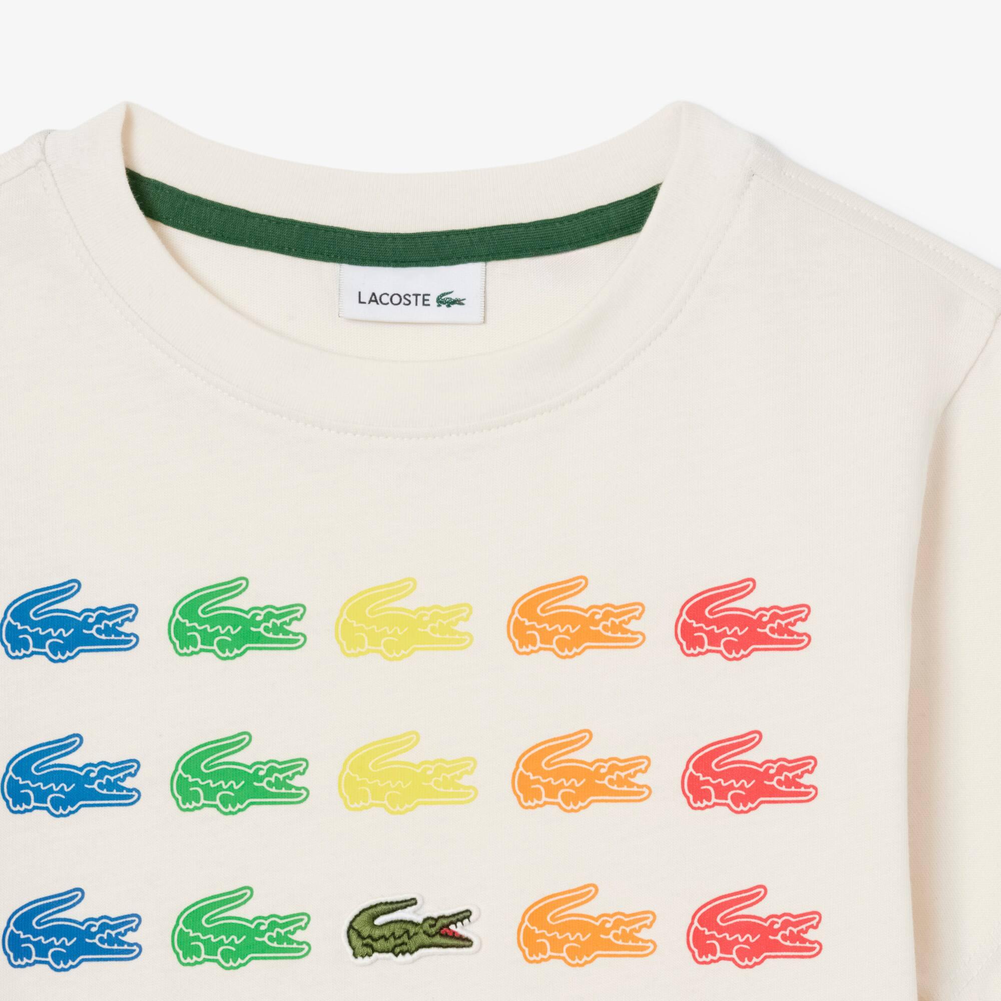 Printed Cotton T-shirt by LACOSTE