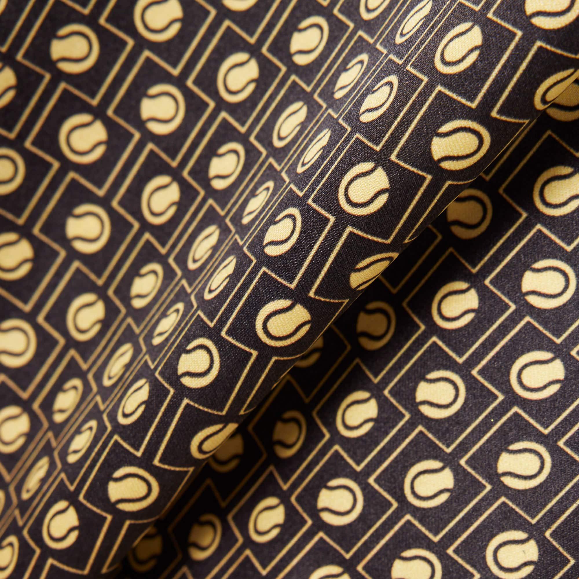 Printed pleated Midi Skirt by LACOSTE