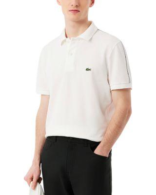 Regular Fit Logo Stripe Polo Shirt by LACOSTE