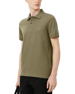 Regular Fit Logo Stripe Polo Shirt by LACOSTE