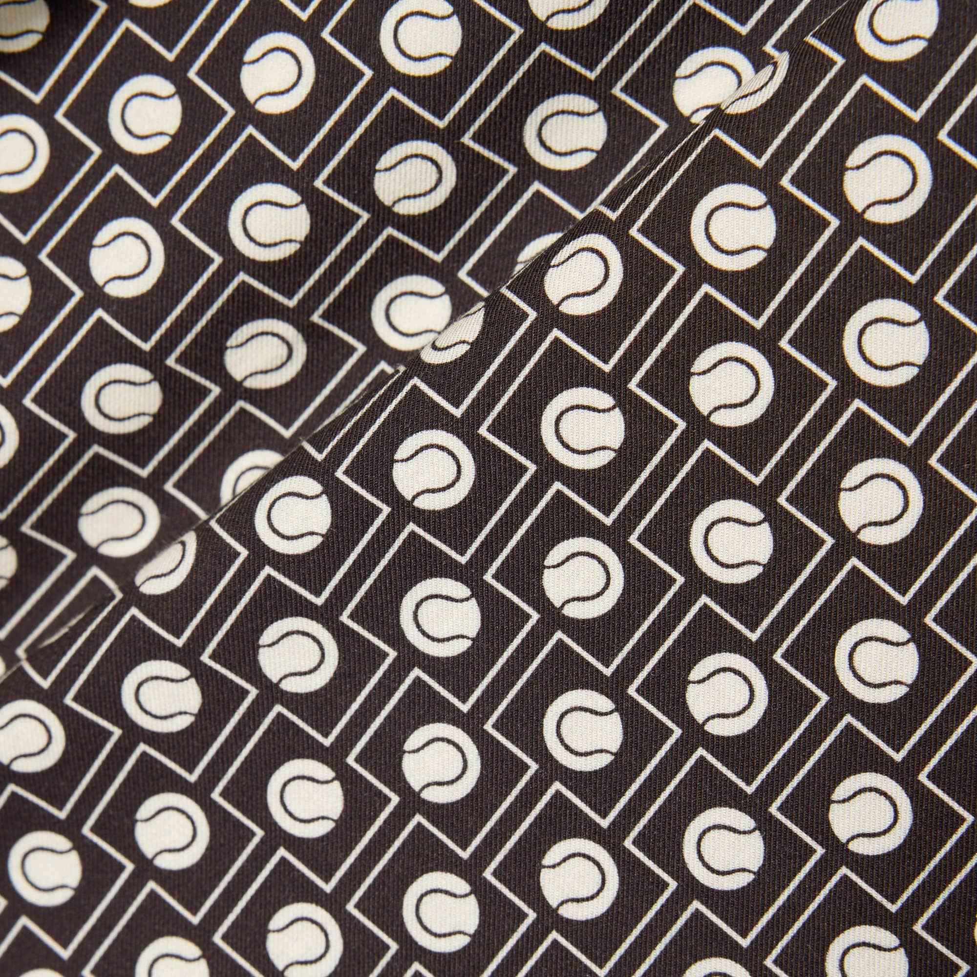 Regular Fit Printed Cotton Shirt by LACOSTE