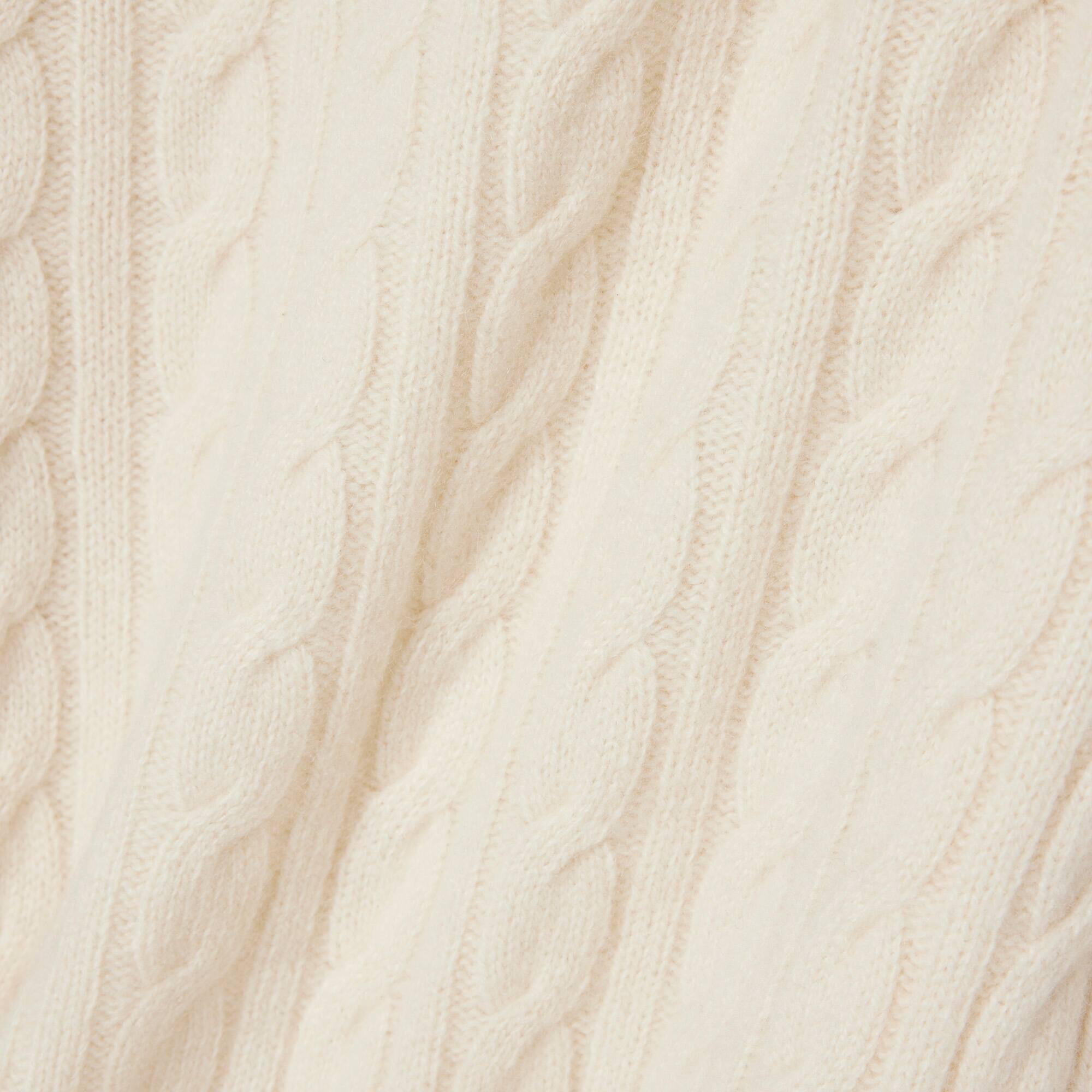 Runway Cashmere Cable Knit Cardigan by LACOSTE