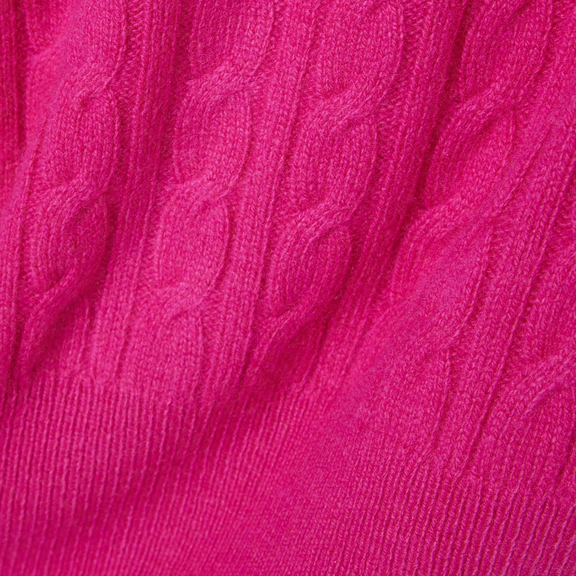 Runway Cashmere Cable Knit Cardigan by LACOSTE