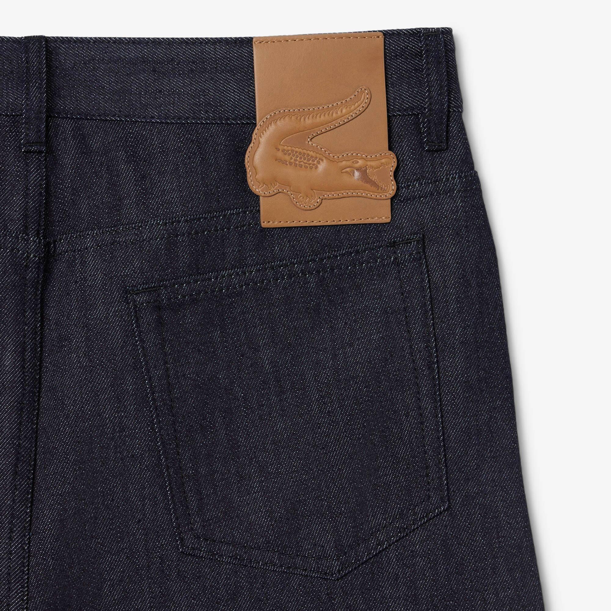 Runway Straight Leg Denim Jeans by LACOSTE