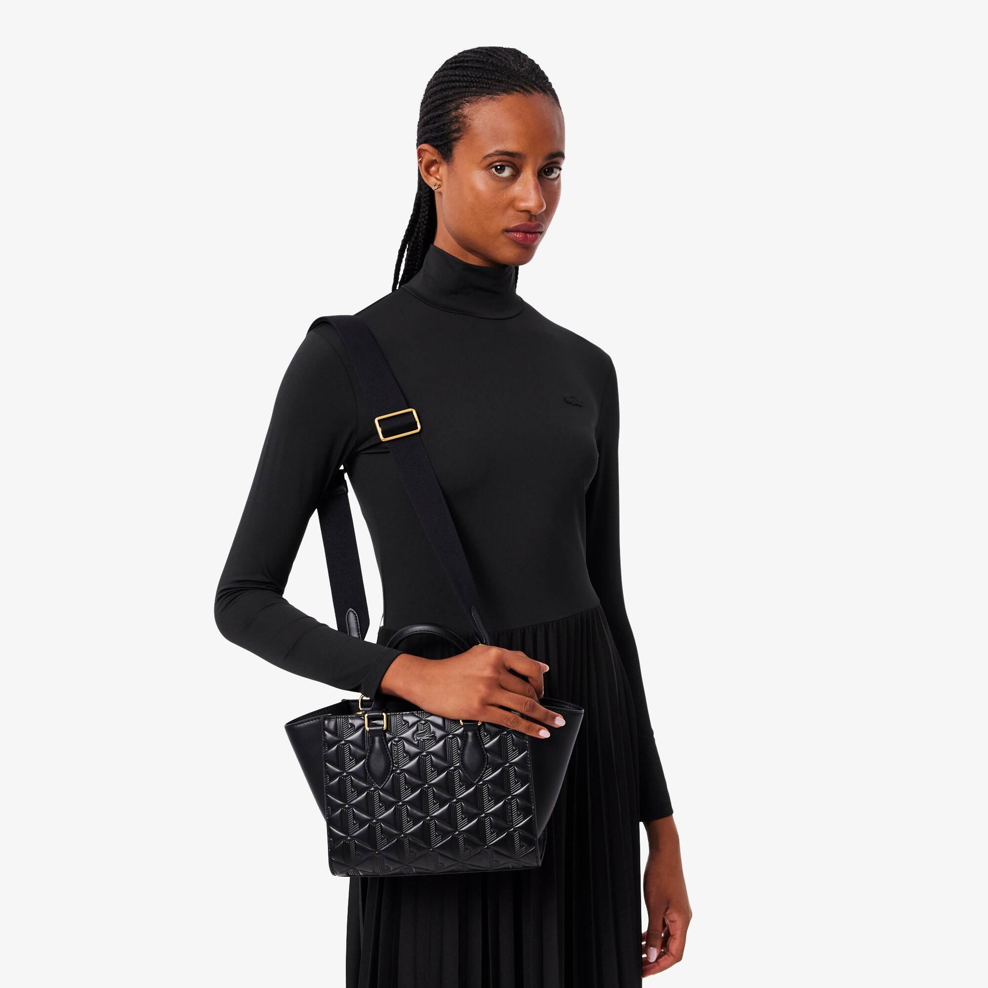 Small Maheki Monogram Tote by LACOSTE