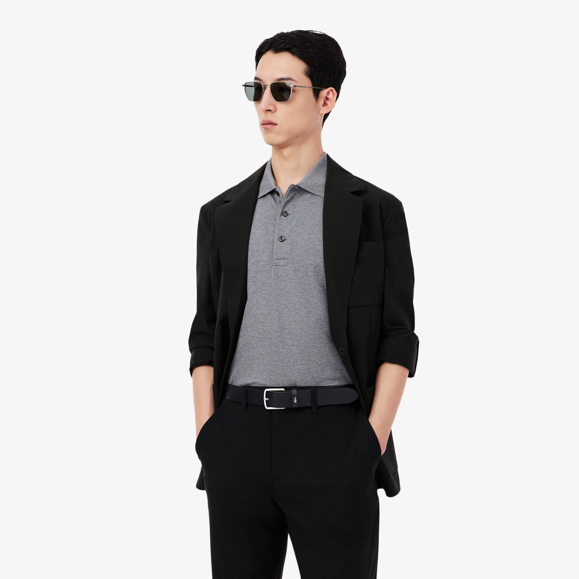 Smooth Leather Belt by LACOSTE