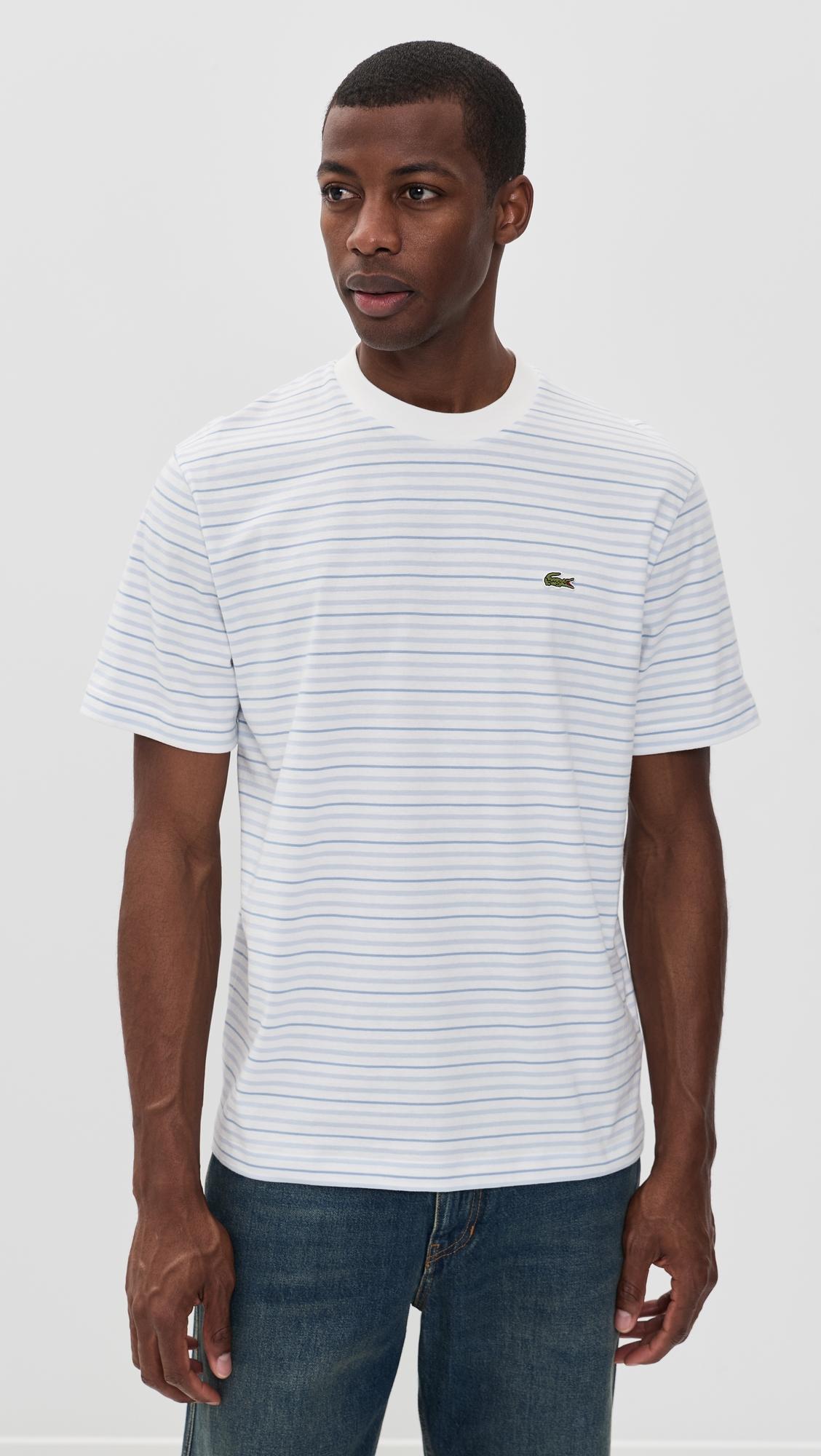 Striped Tee by LACOSTE