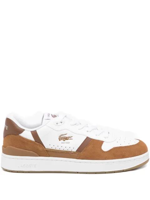 T-Clip set leather trainers by LACOSTE