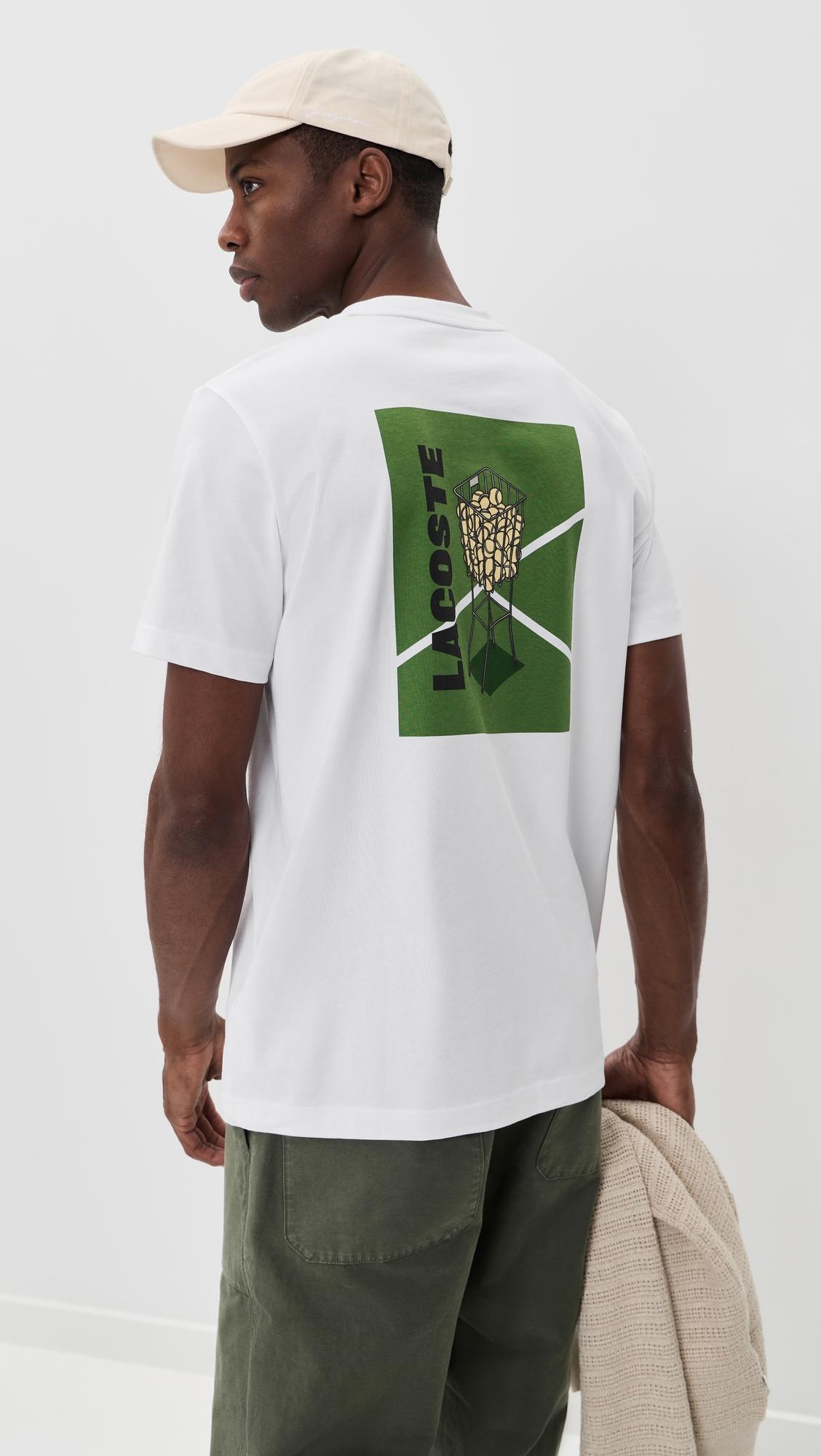 Tennis Graphic Tee by LACOSTE
